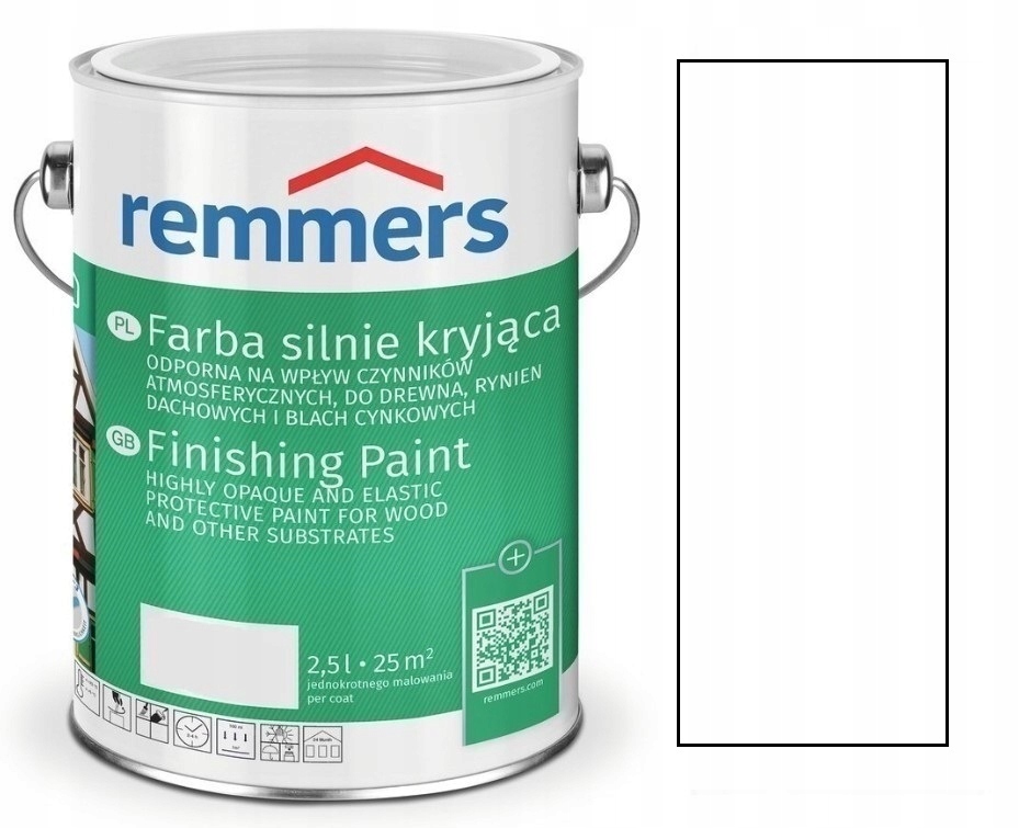 

Remmers Deckfarbe 0,75L Farba Do Drewna Biały