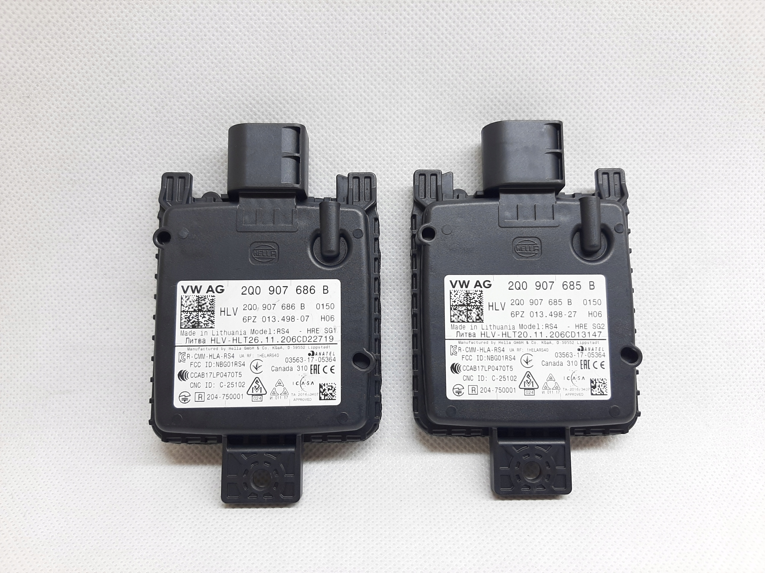 Skoda Side Assist 2q0907685b 2q0907686b