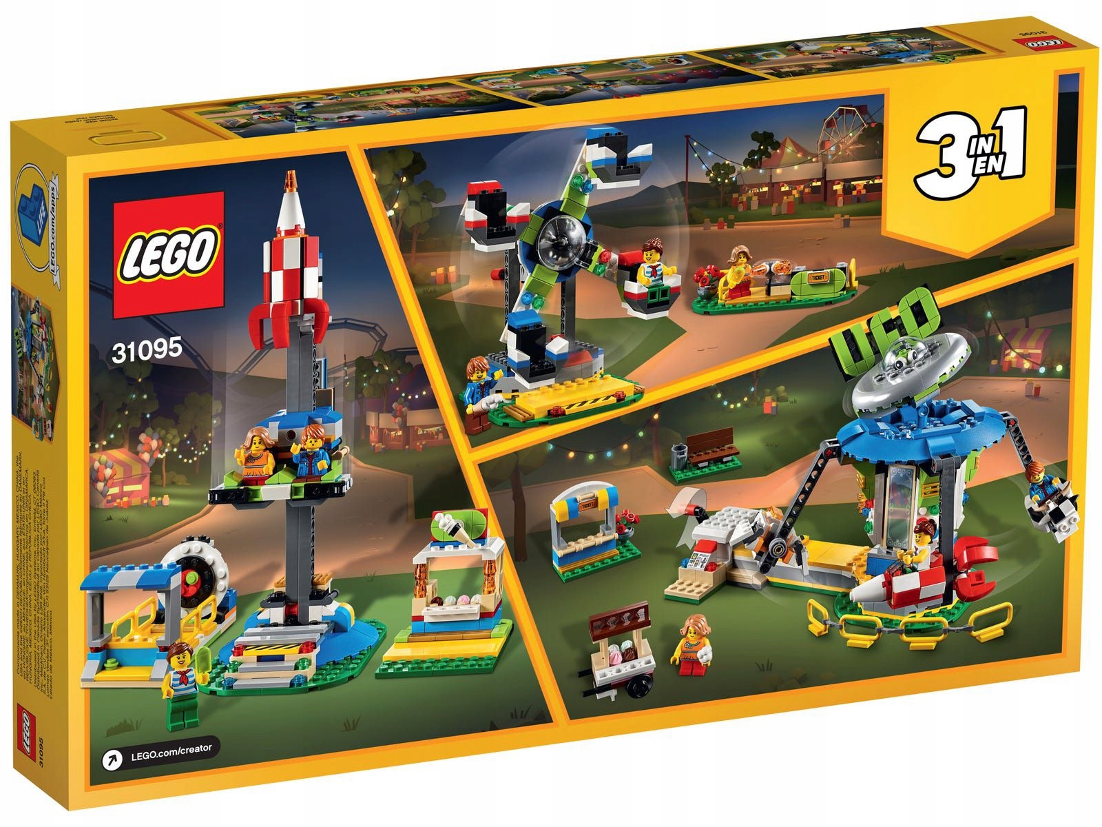Klocki LEGO Creator 3w1 31095 - Karuzela w wesołym miasteczku Marka LEGO