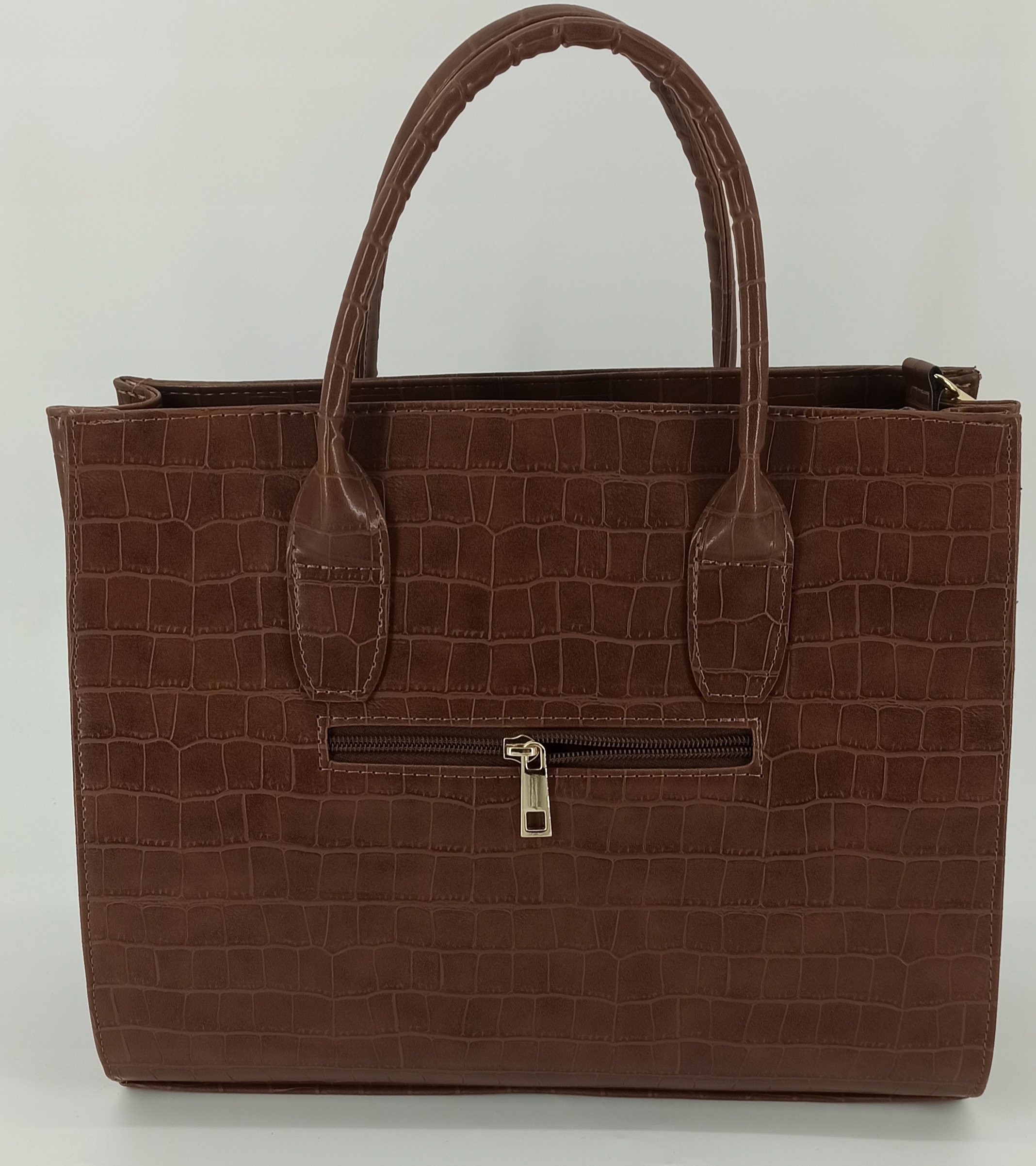 Torebka Laura Biaggi shopper brązowa Marka Laura Biaggi