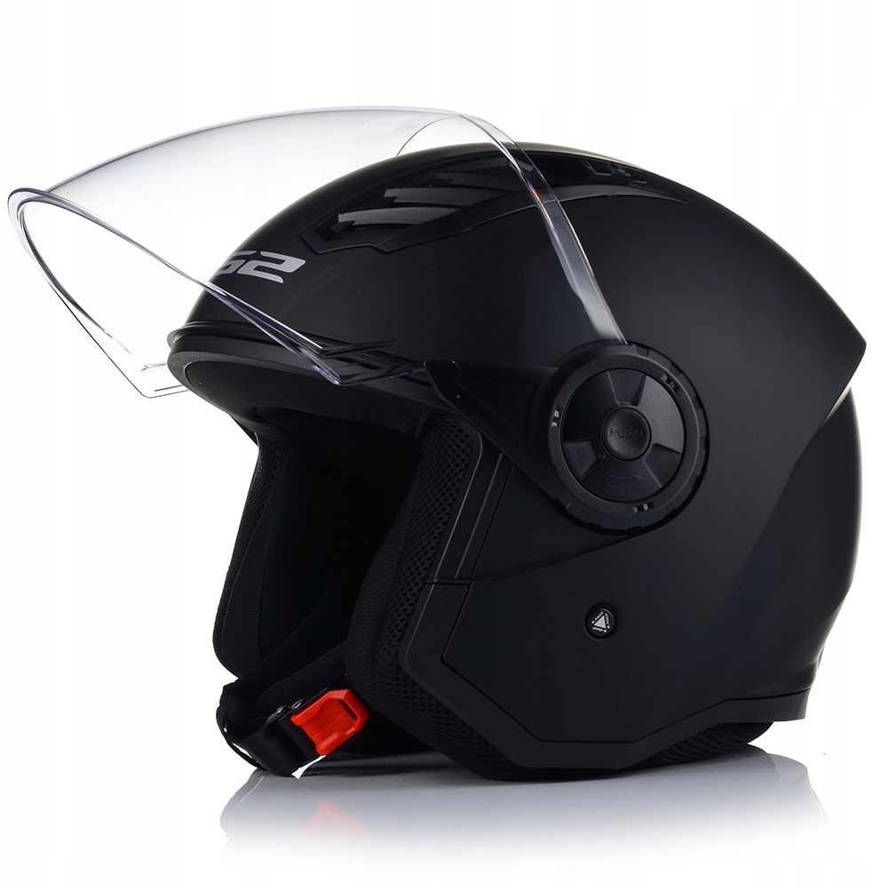 OTWARTY KASK MOTOCYKLOWY LS2 OF616 AIRFLOW II CZARNY MAT SKUTER CHOPPER XL Producent LS2