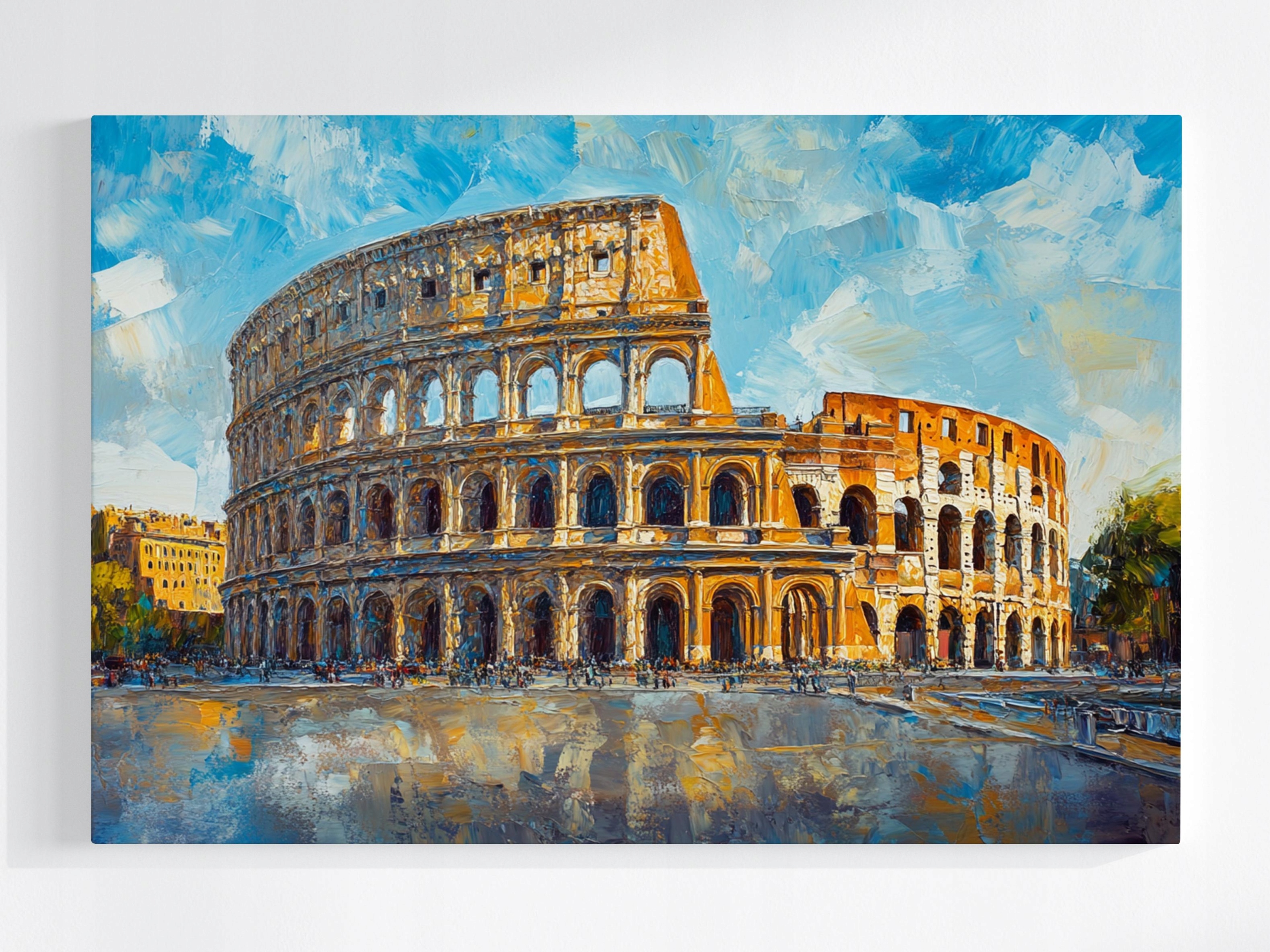Obraz Na Plátně Canvas Řím Koloseum Stavební Památka Architektura 120x80