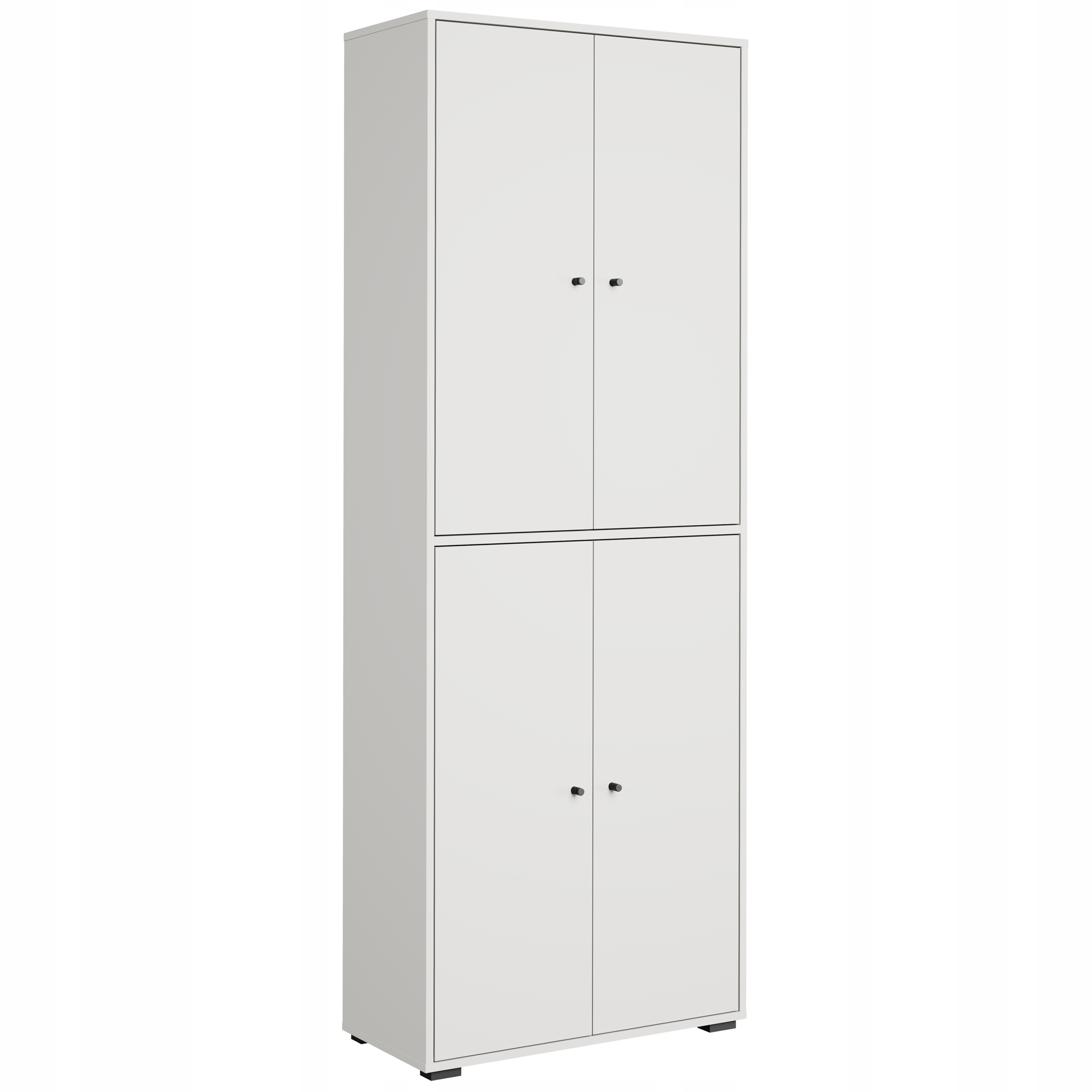 Skříň do předsíně 190 cm Bílá Komoda Botník Police Dino