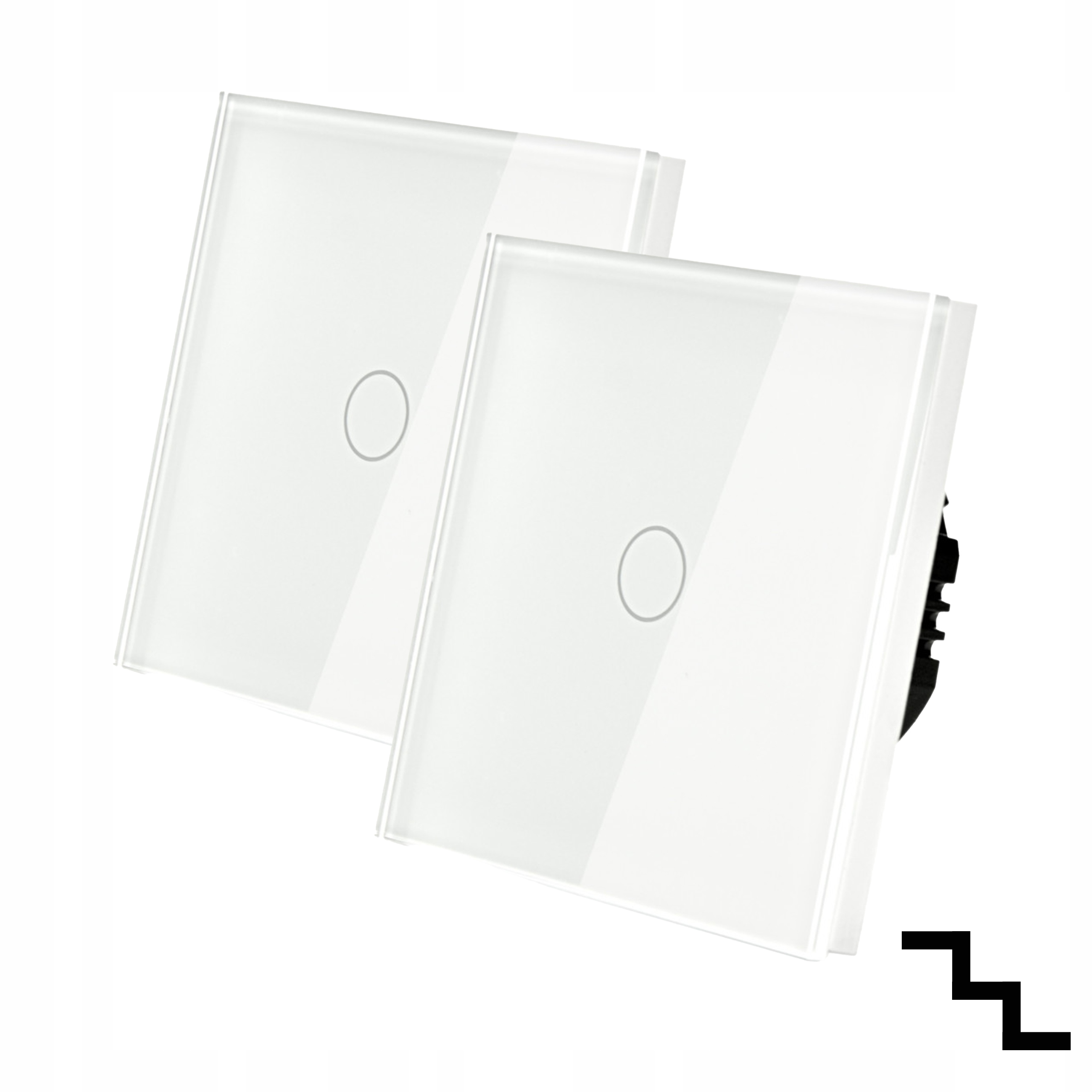 

Zestaw Włączników Schodowych Szklanych Dotykowych