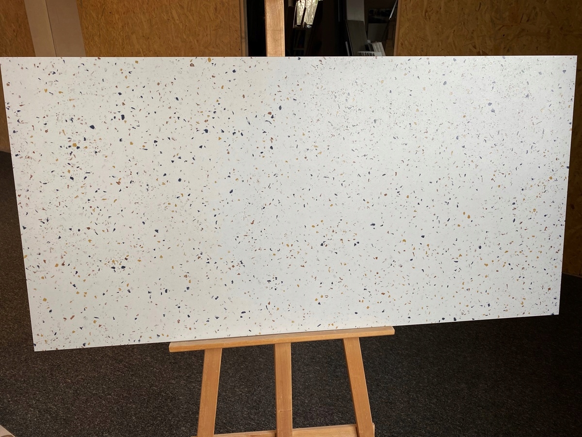 gres terazzo Bianco mix płytka Micare 60x120 Typ gres