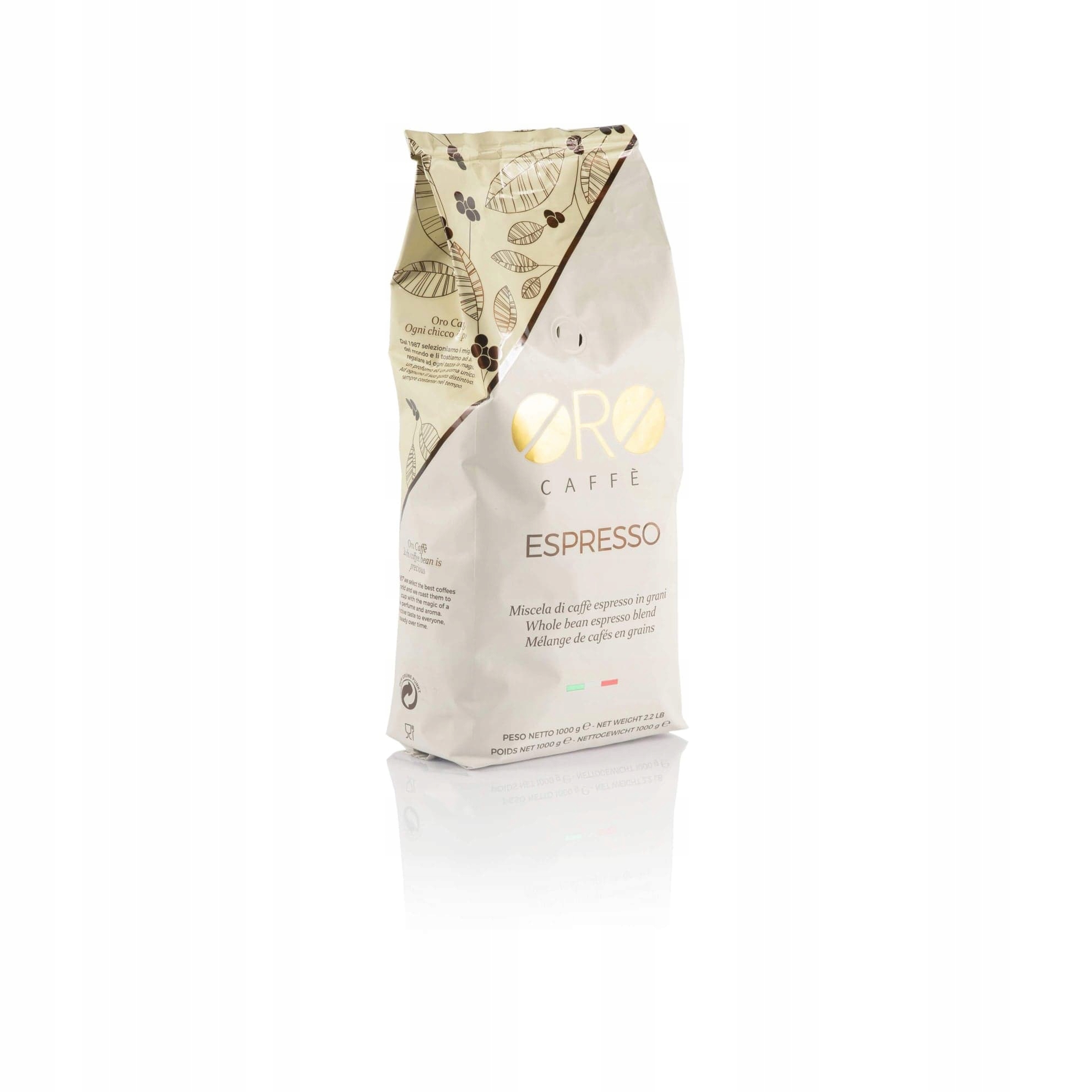 Levně Italská zrnková káva Oro Caffe Espresso Bar Blend 1kg 100% chuť z Udine
