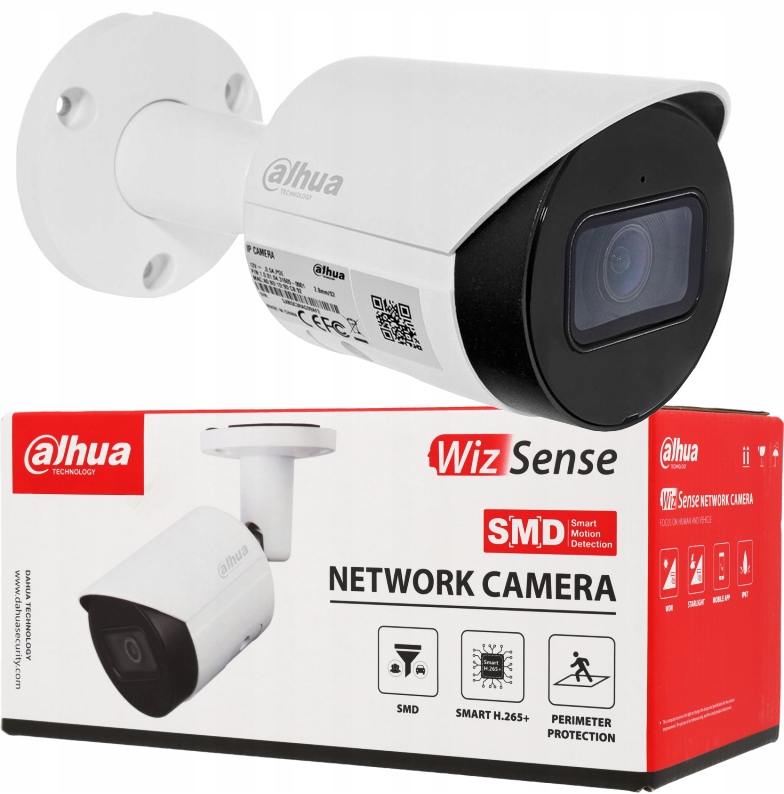 Ip kamera Dahua IPC-HFW2441S-S-0280B 4MPX Wizsense Mikrofón