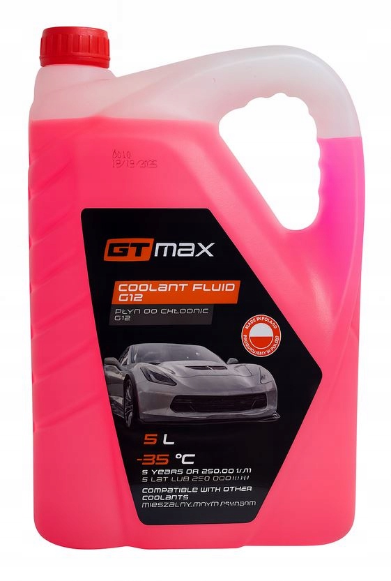 Gtmax GtMax Płyn Chłodniczy do chłodnic C12 mieszalny z innymi płynami