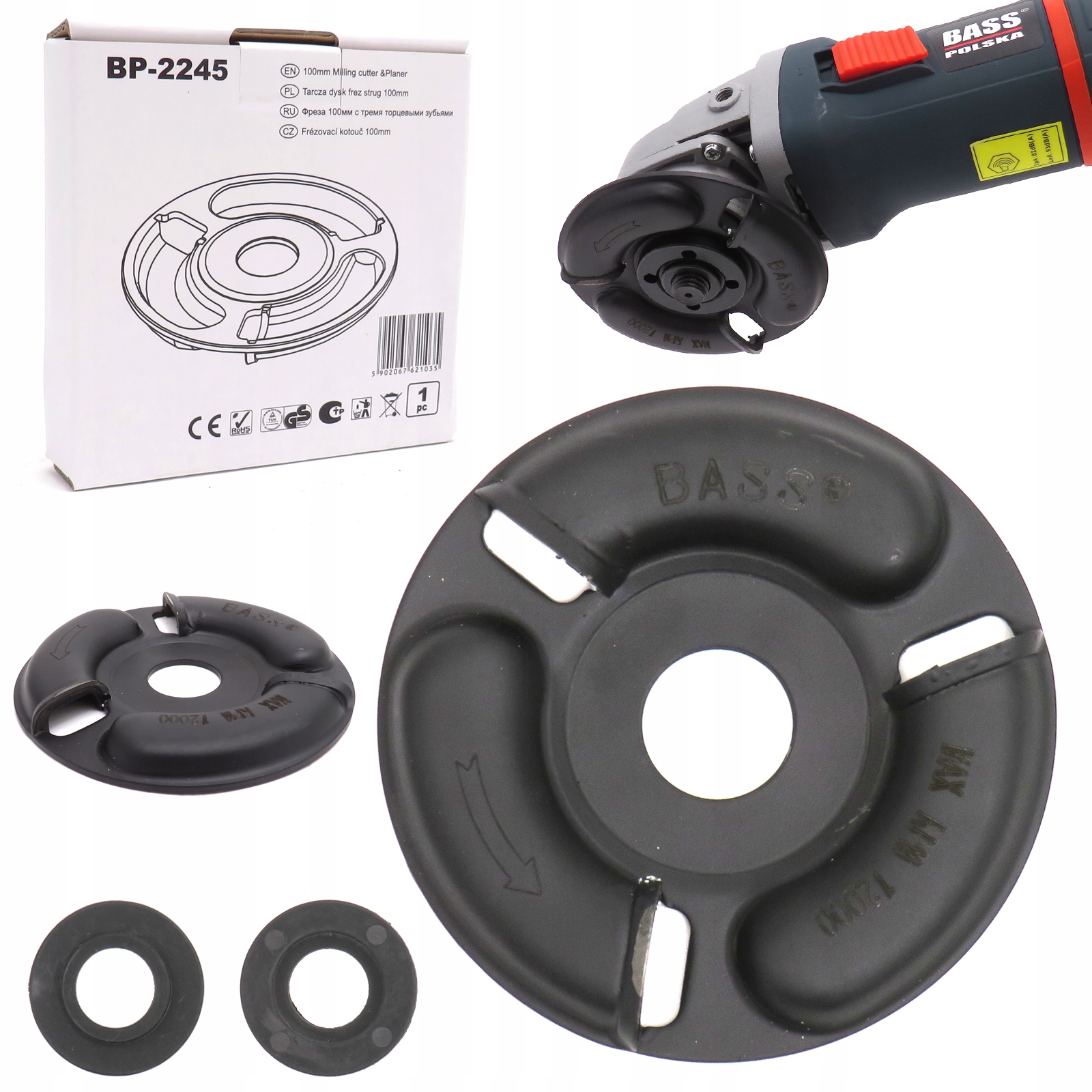 TARCZA FREZ STRUG DO DREWNA 100MM NA SZLIFIERKĘ