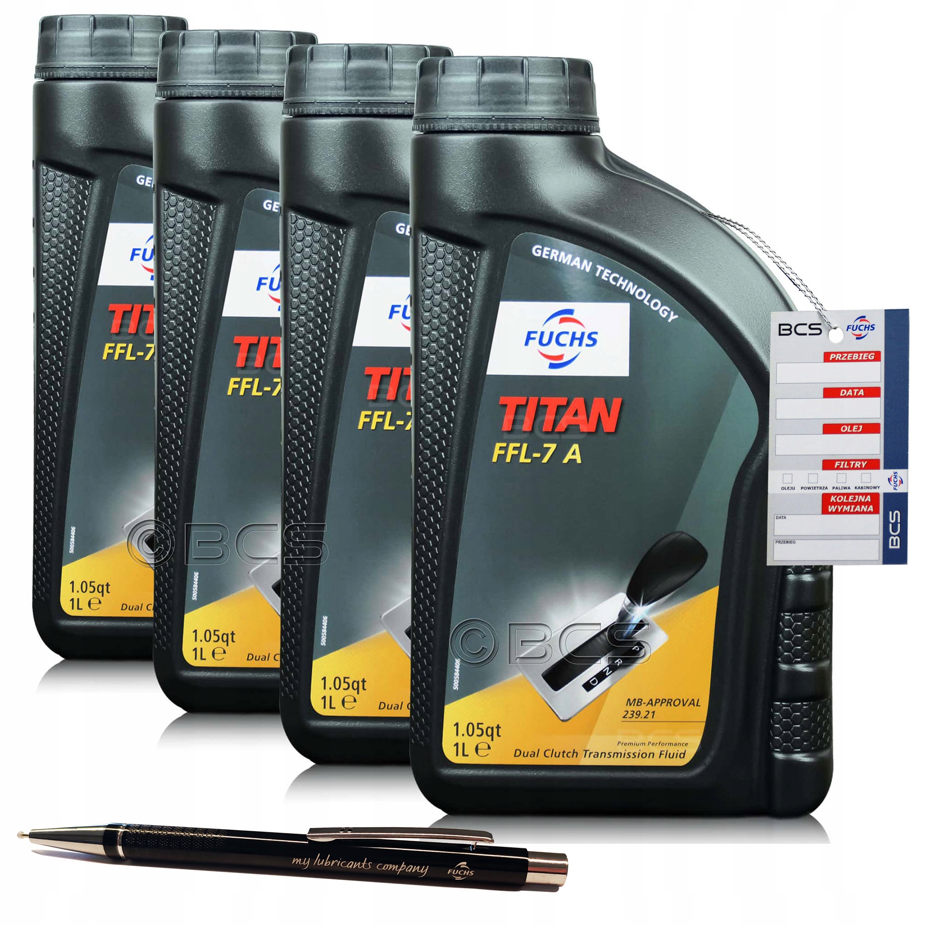4 LITRY FUCHS TITAN FFL-7 A DO SKRZYŃ RENAULT DW5 EDC 4L