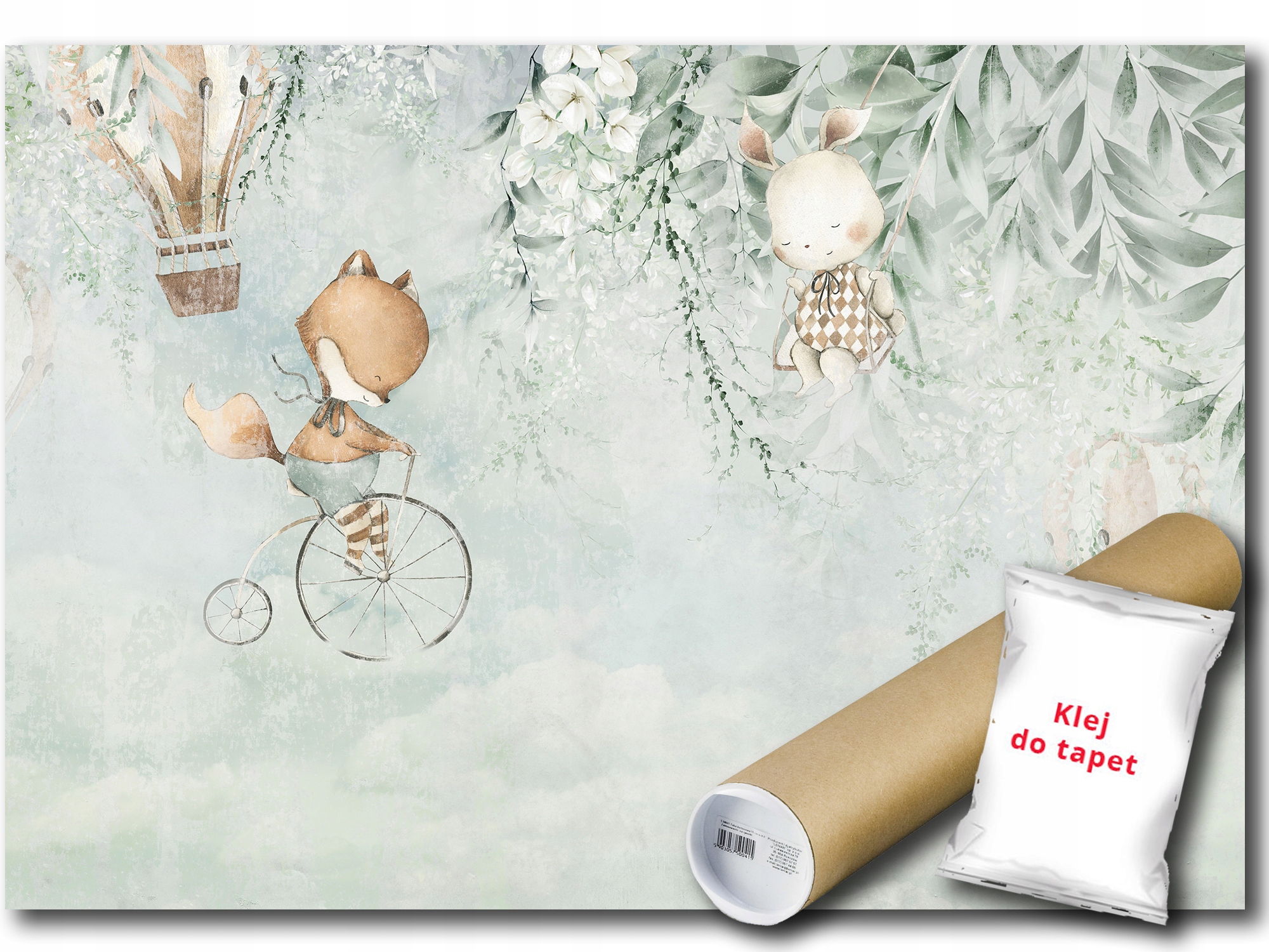 Fototapeta Flizelina Zvířátka Kolo Houpačka Listy 254x184