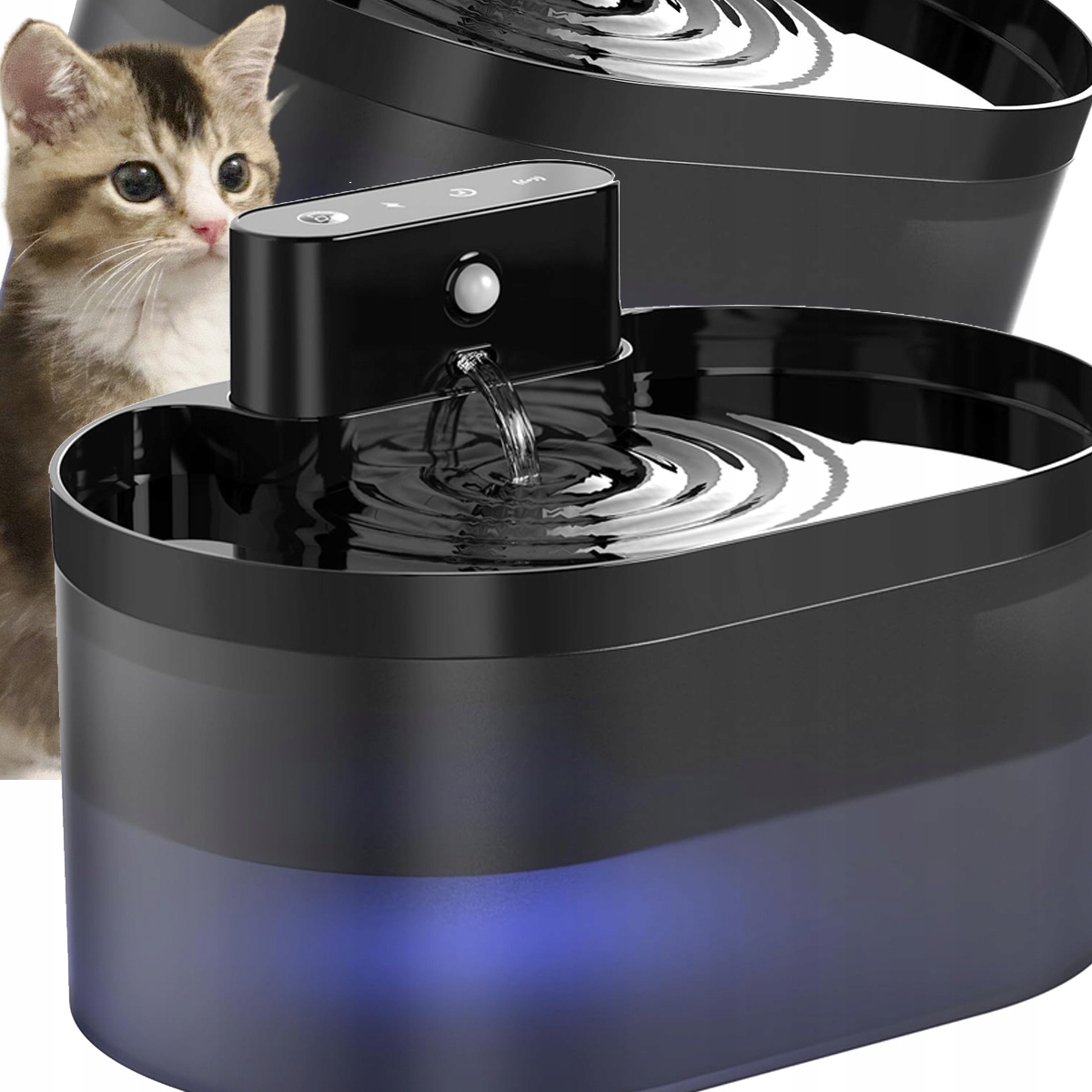 Fontána Napáječka Pro Kočky Psa Miska Automatická Napáječka Tichý Filtr