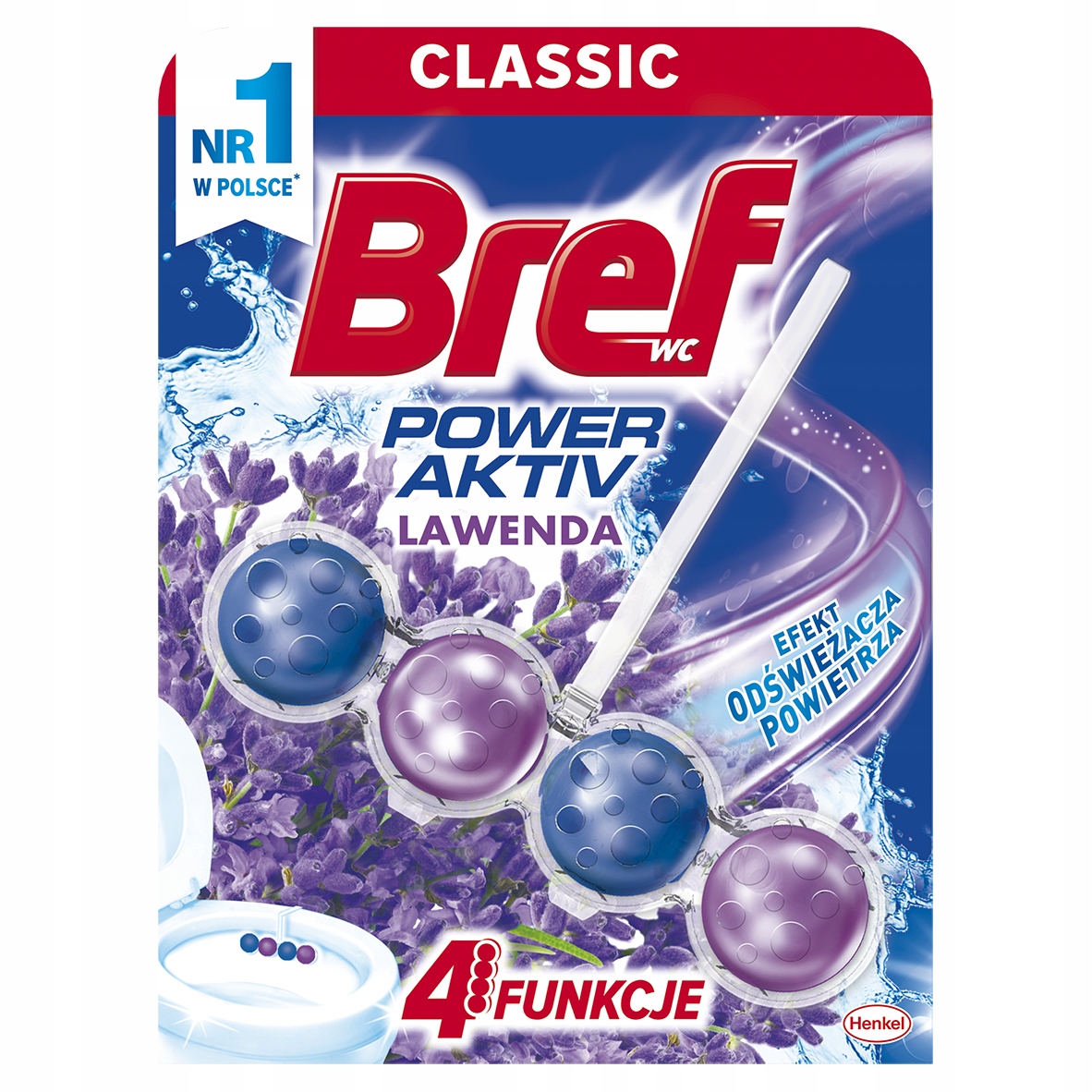 

Bref Zawieszka do Wc Power Aktiv Lawenda 50g