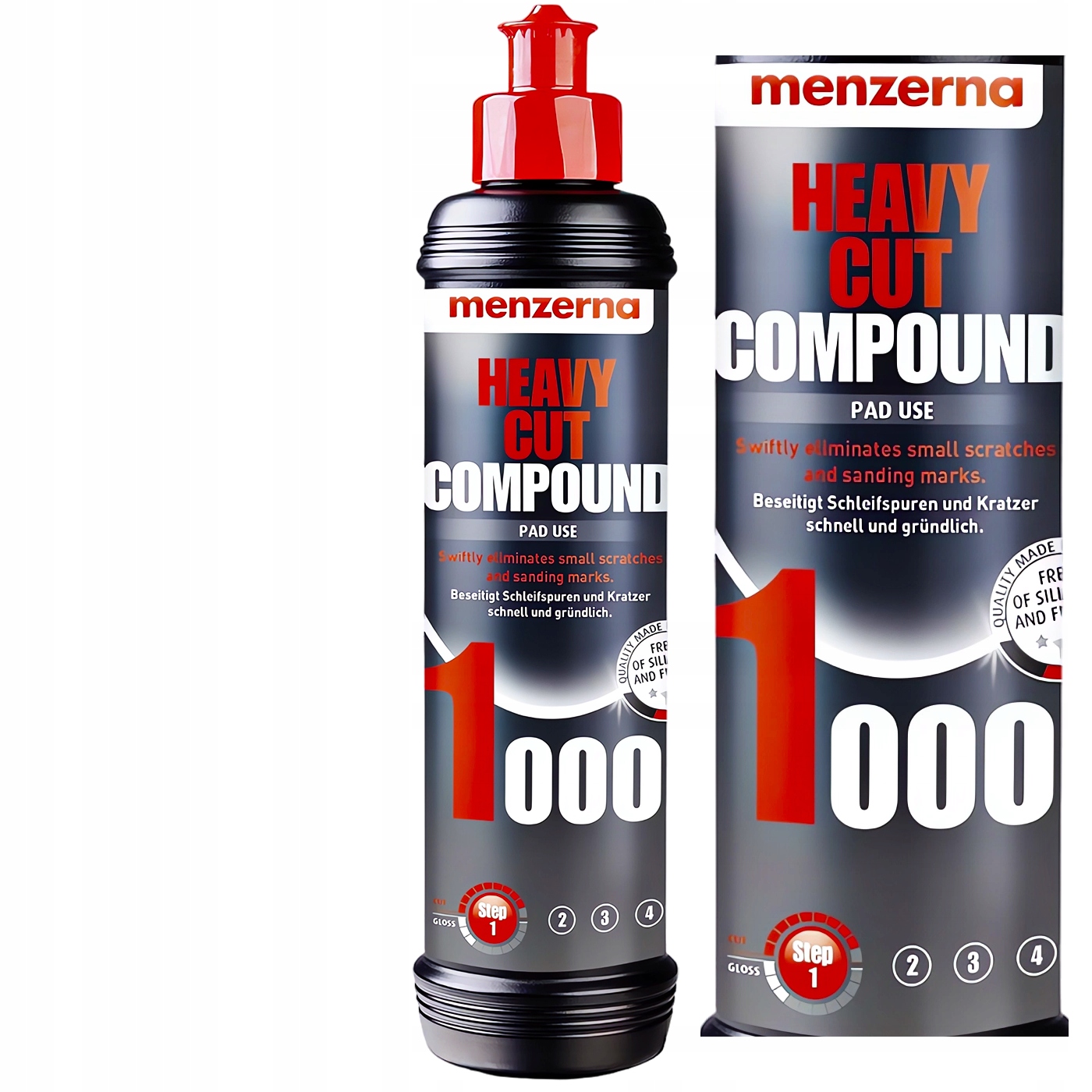 Menzerna Hcc 1000 Heavy Cut 250ml Mocno Ścierna Pasta Polerska Wycinająca