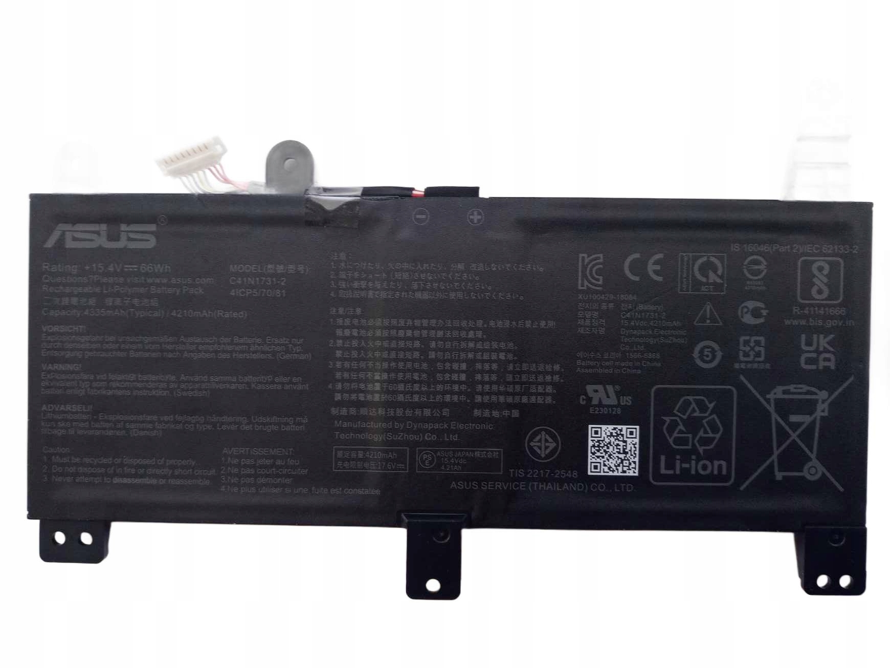 Originálna batéria Asus C41N1731-2 pre notebook G531, 0B200-03400200