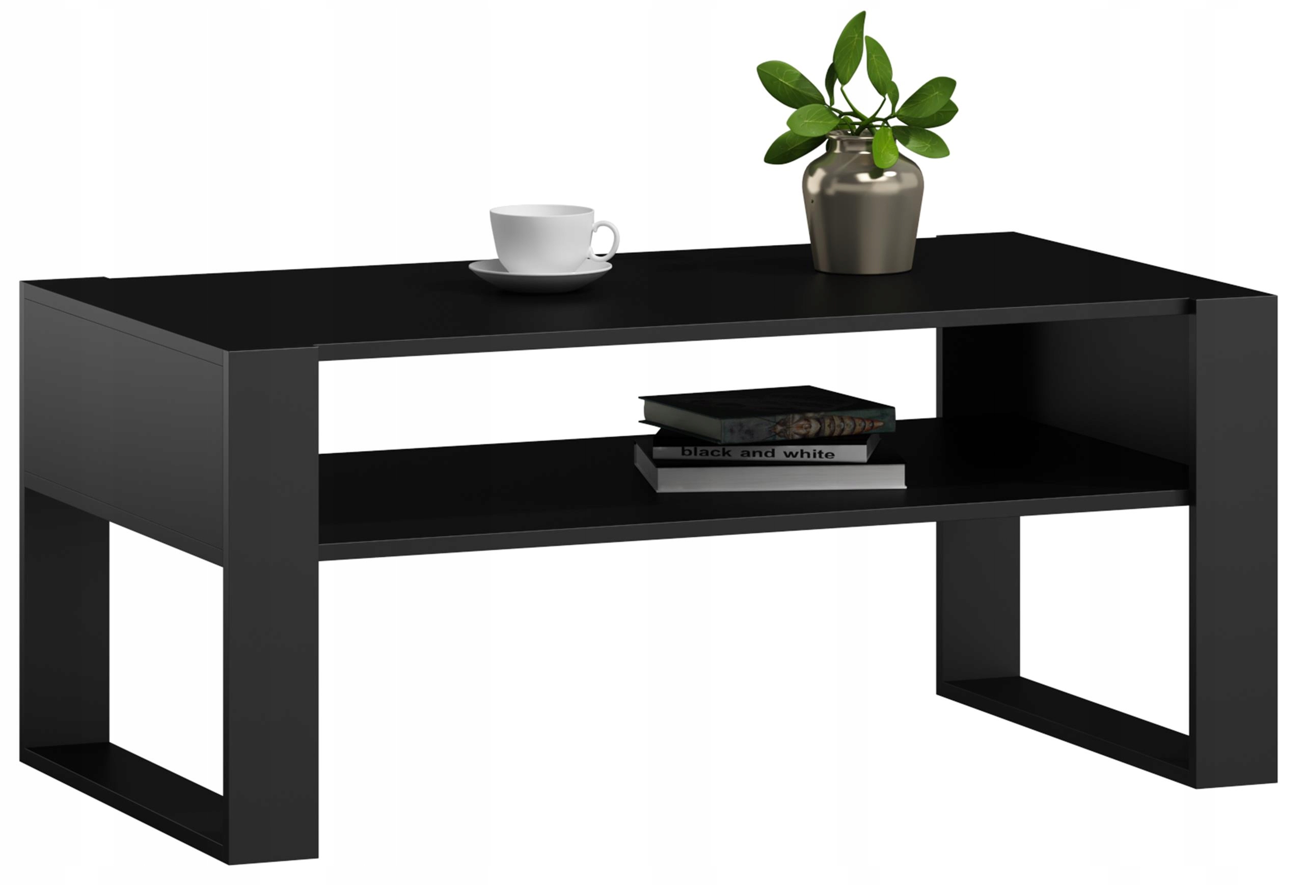 Ława stolik kawowy KAJA czarna nowoczesna 100cm PER