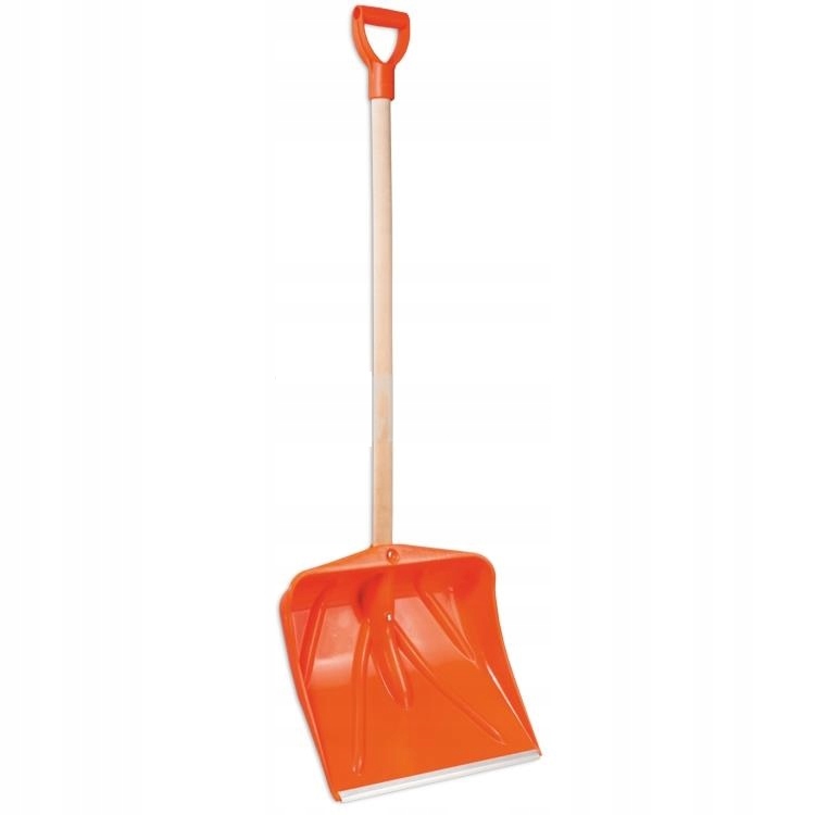 

Łopata do śniegu wzmocniona pomarańczowa drewno