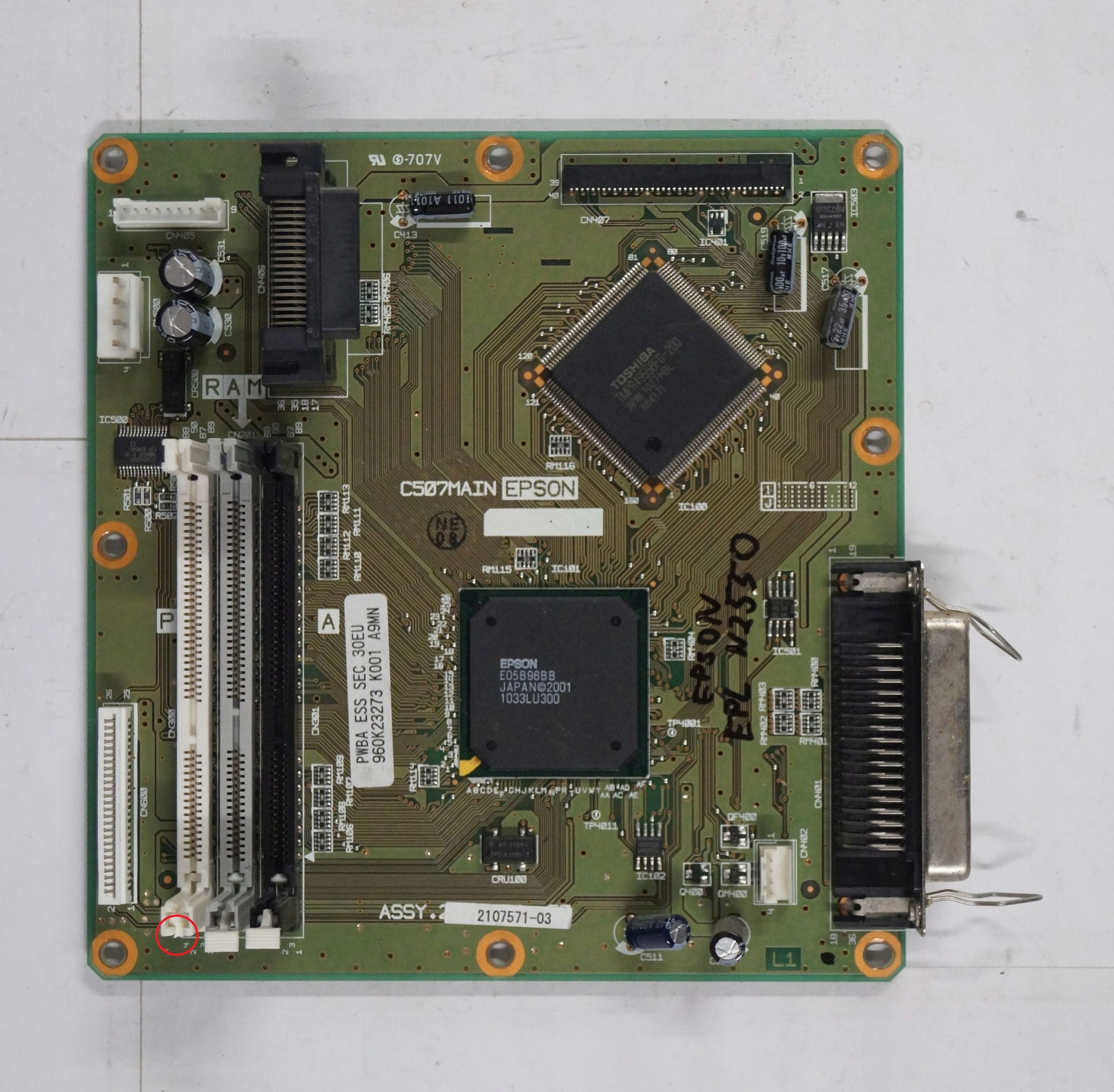 Formater płyta główna Epson EPL N2550