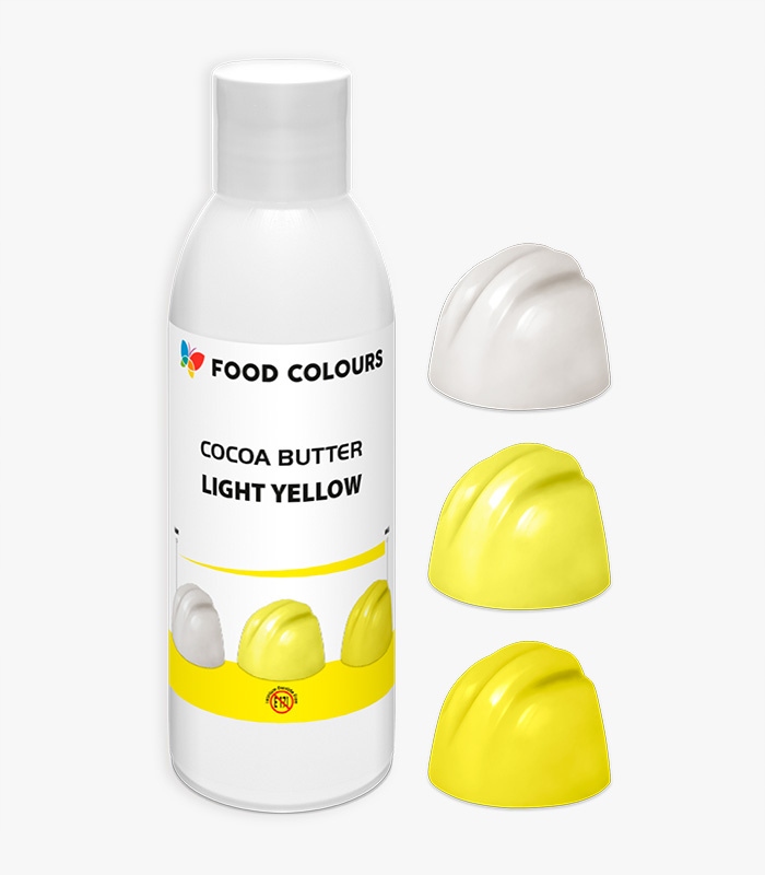 Levně Barvivo Cocoa Butter na bázi kakaového tuku světle žluté Light Yelow100 g