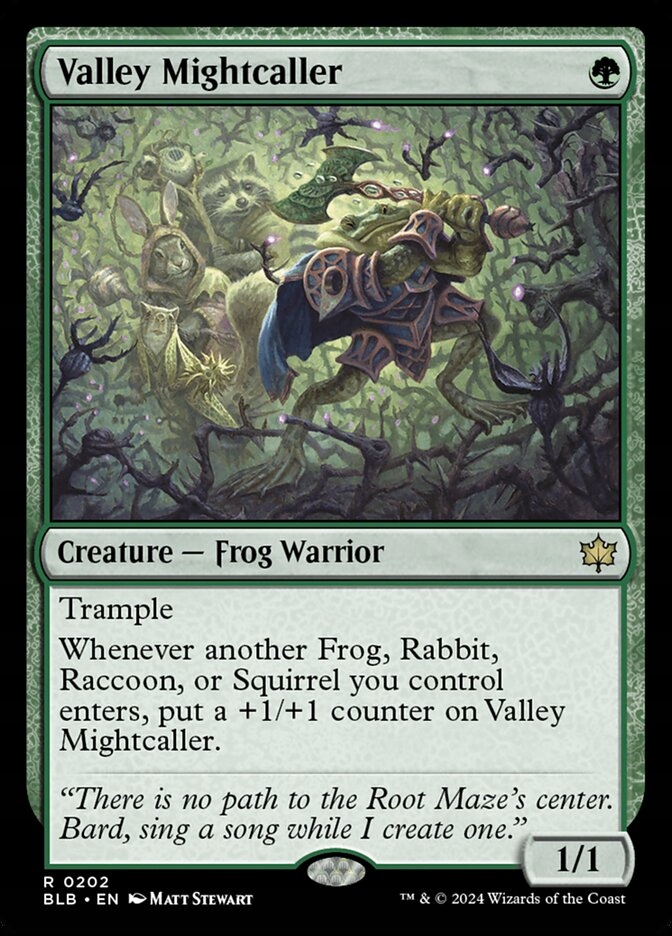 [MTG] Valley Mightcaller (BLB)