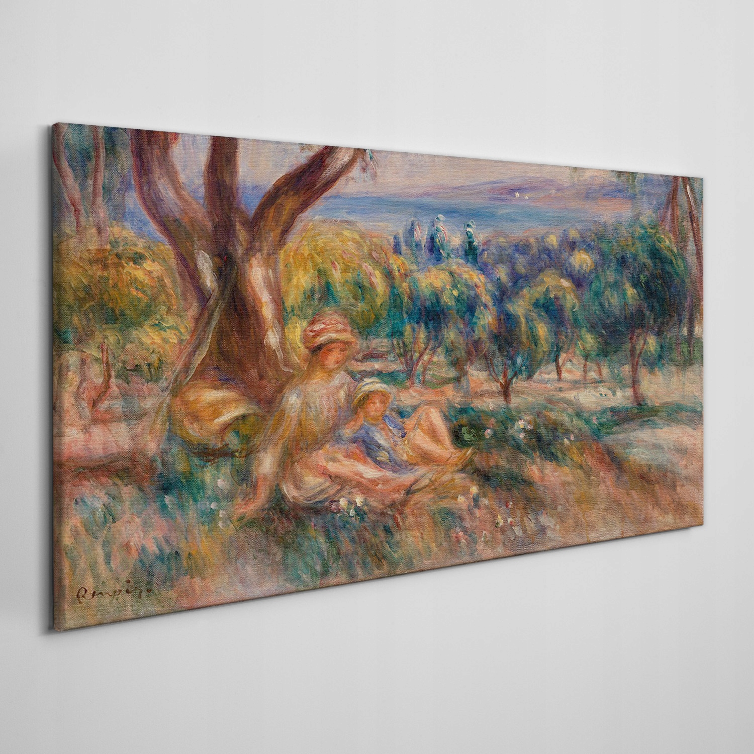 

Foto-obraz na ramie płótno Las krajobraz 120x60 cm