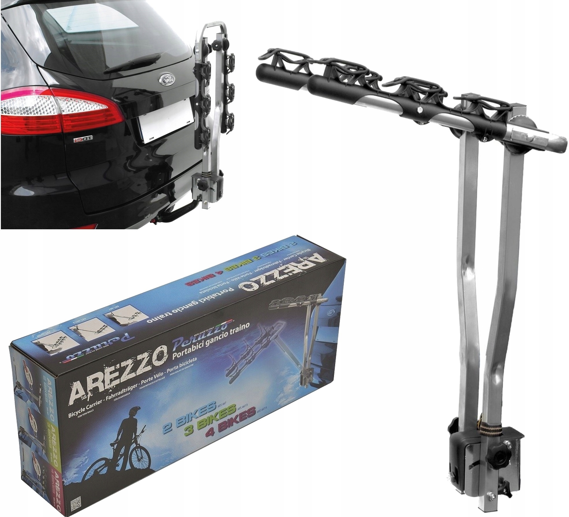 Peruzzo Arezzo 3 велосипедна стійка для гачка 3 велосипеда