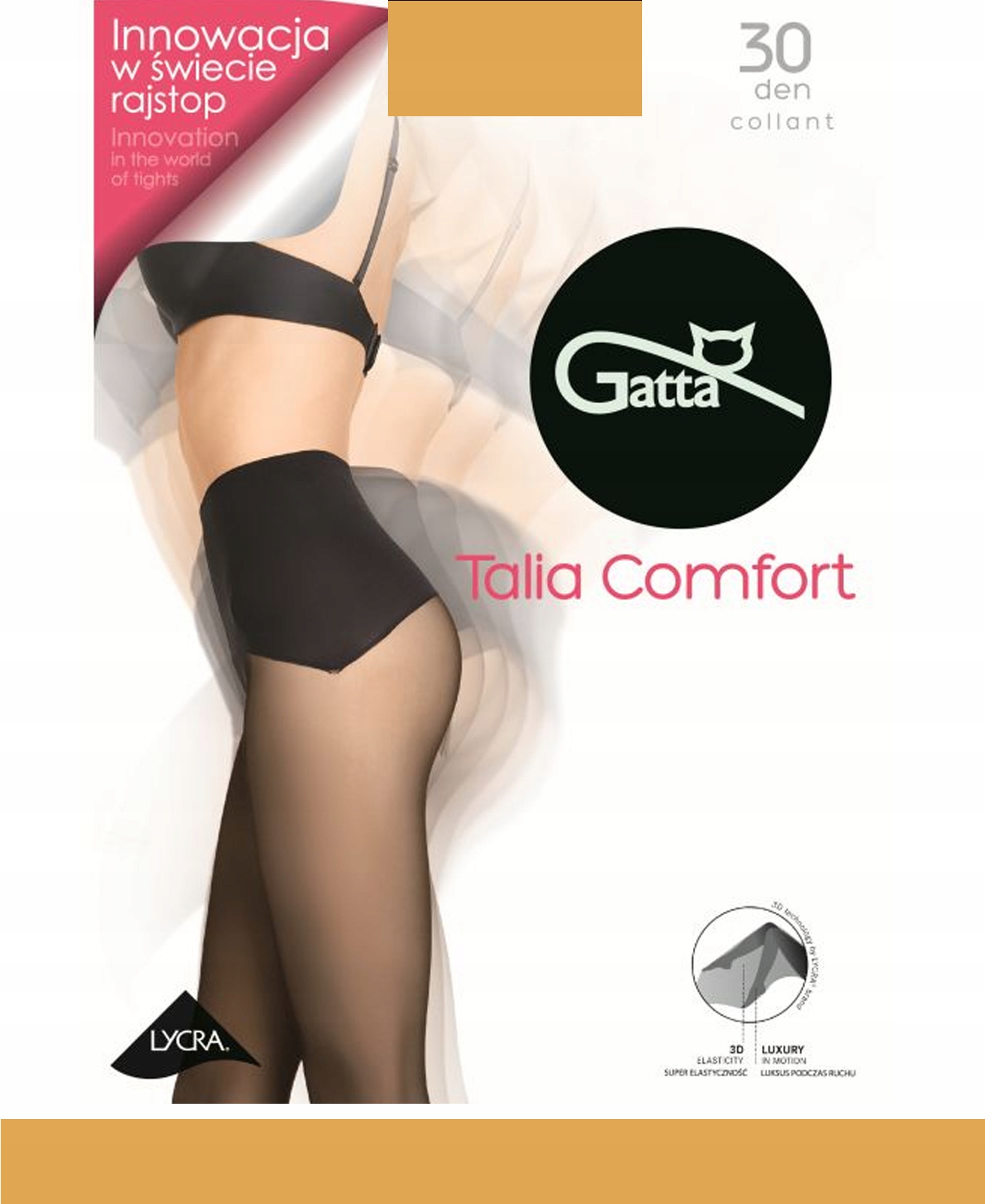 

Gatta Talia Comfort Raj.bezszwowe 3-4 Golden