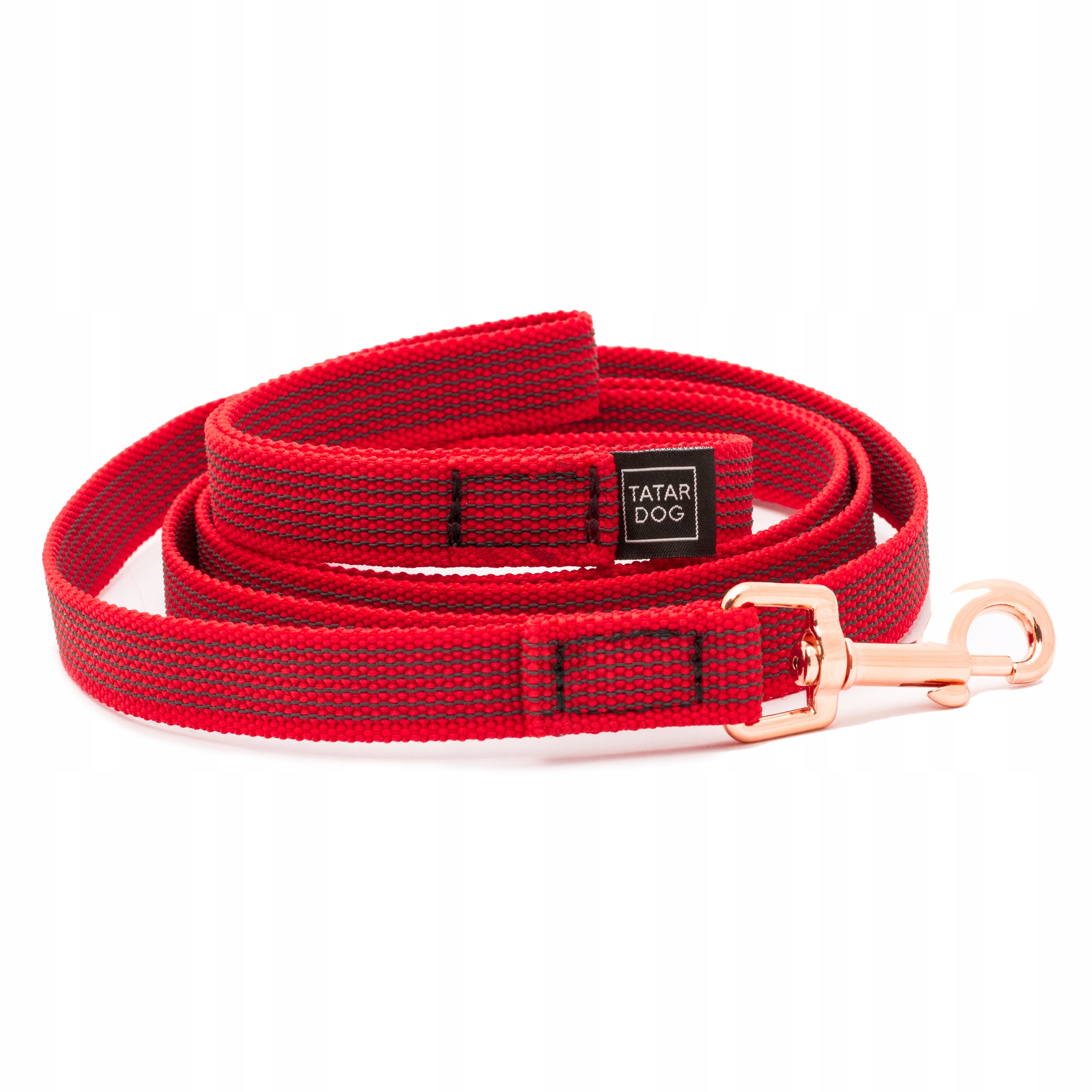 

Smycz taśma treningowa gumowana Czerwona 3m