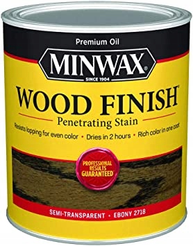 Olejové mořidlo na dřevo rychleschnoucí Minwax WoodFinish 946 ml Eben