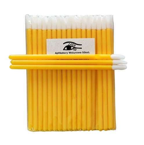 

Aplikatory Welurowe do rzęs 50 szt Lash-Cafe Gold