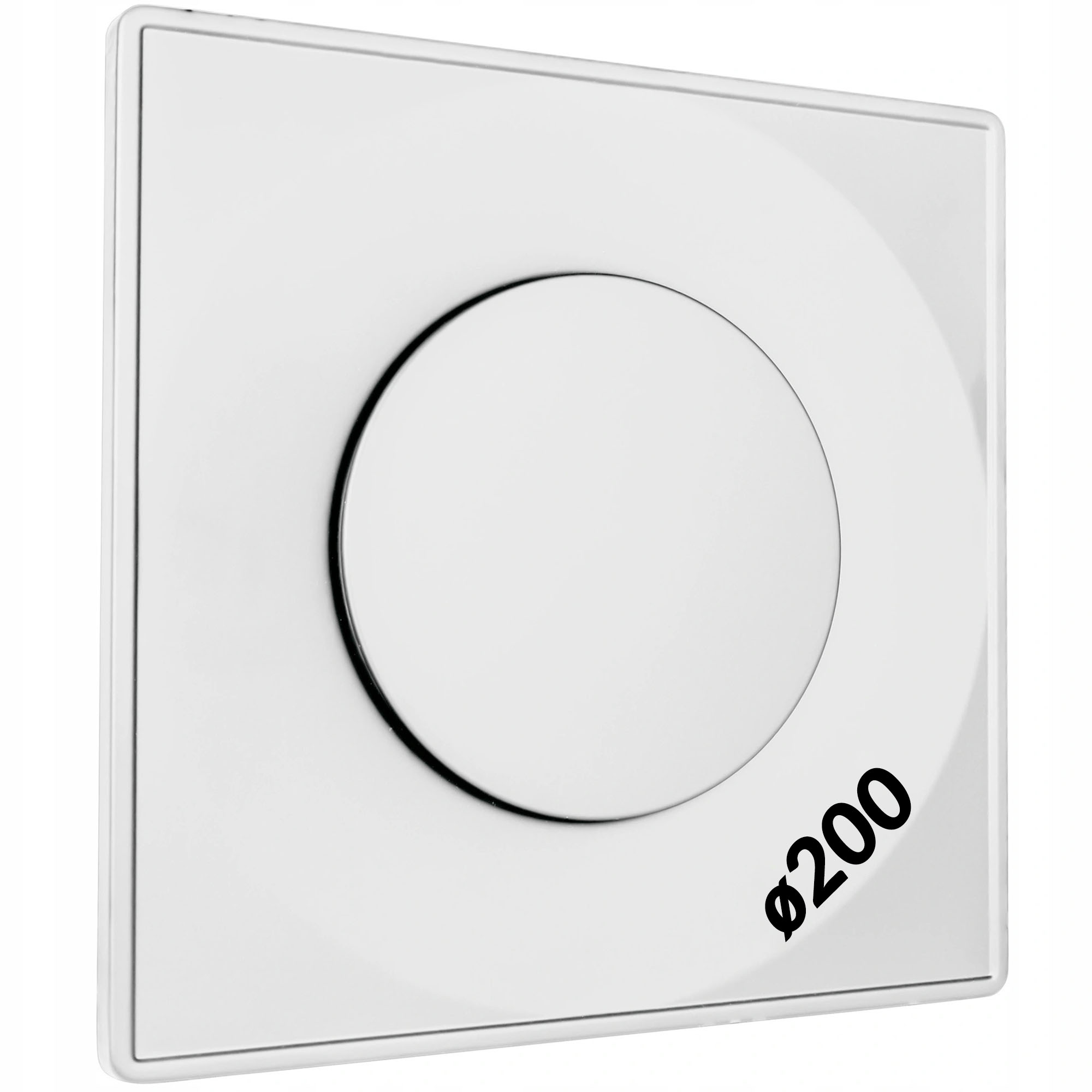 Anemostat kovová mřížka Askv 200 bílá ventilační Darco