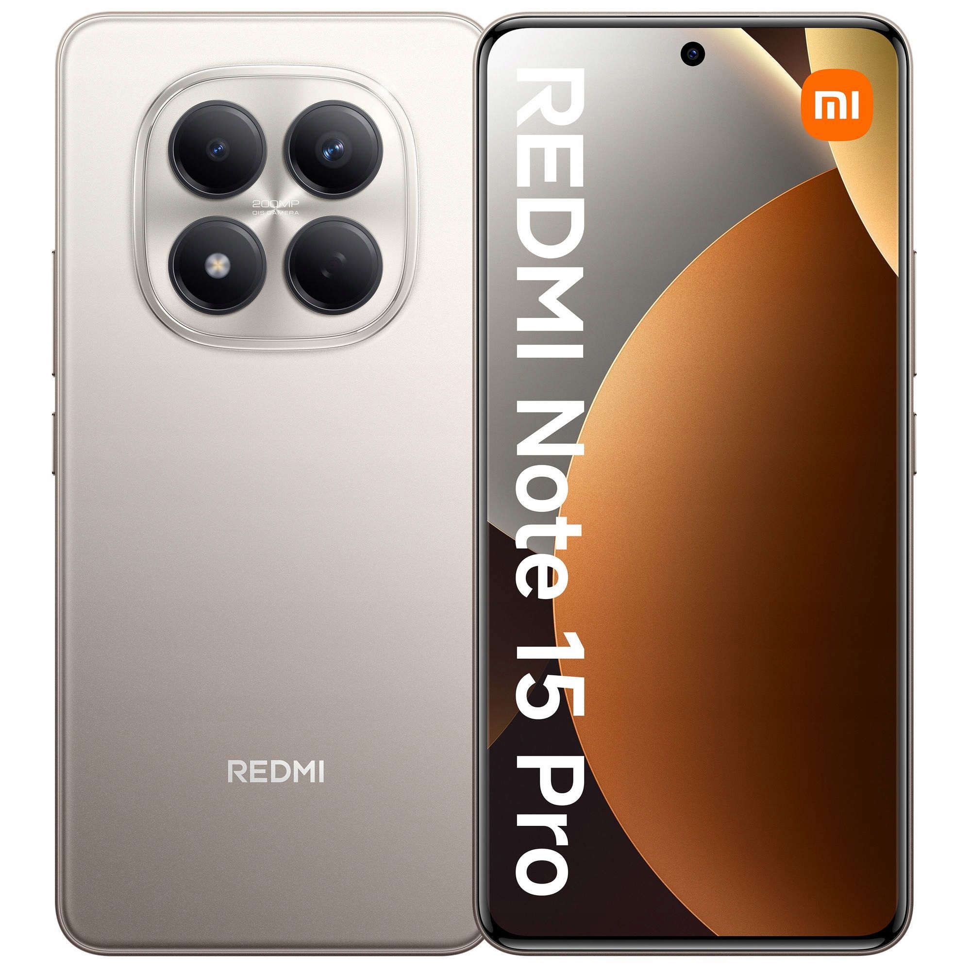 Smartfon Redmi Note 15 Pro 8/256GB 6,77” 120Hz 200Mpix Titanium Dolby Atmos