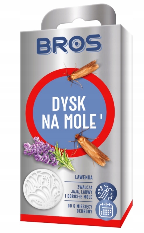 

Bros dysk do szafy na mole odzieżowe lawenda