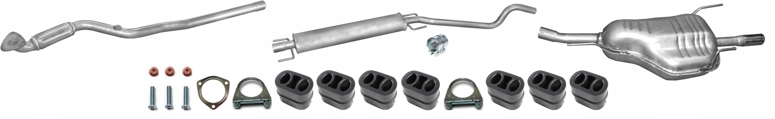 Opel Astra G 1.6 Kombi 2003-9/2004 Tlumič Komplet