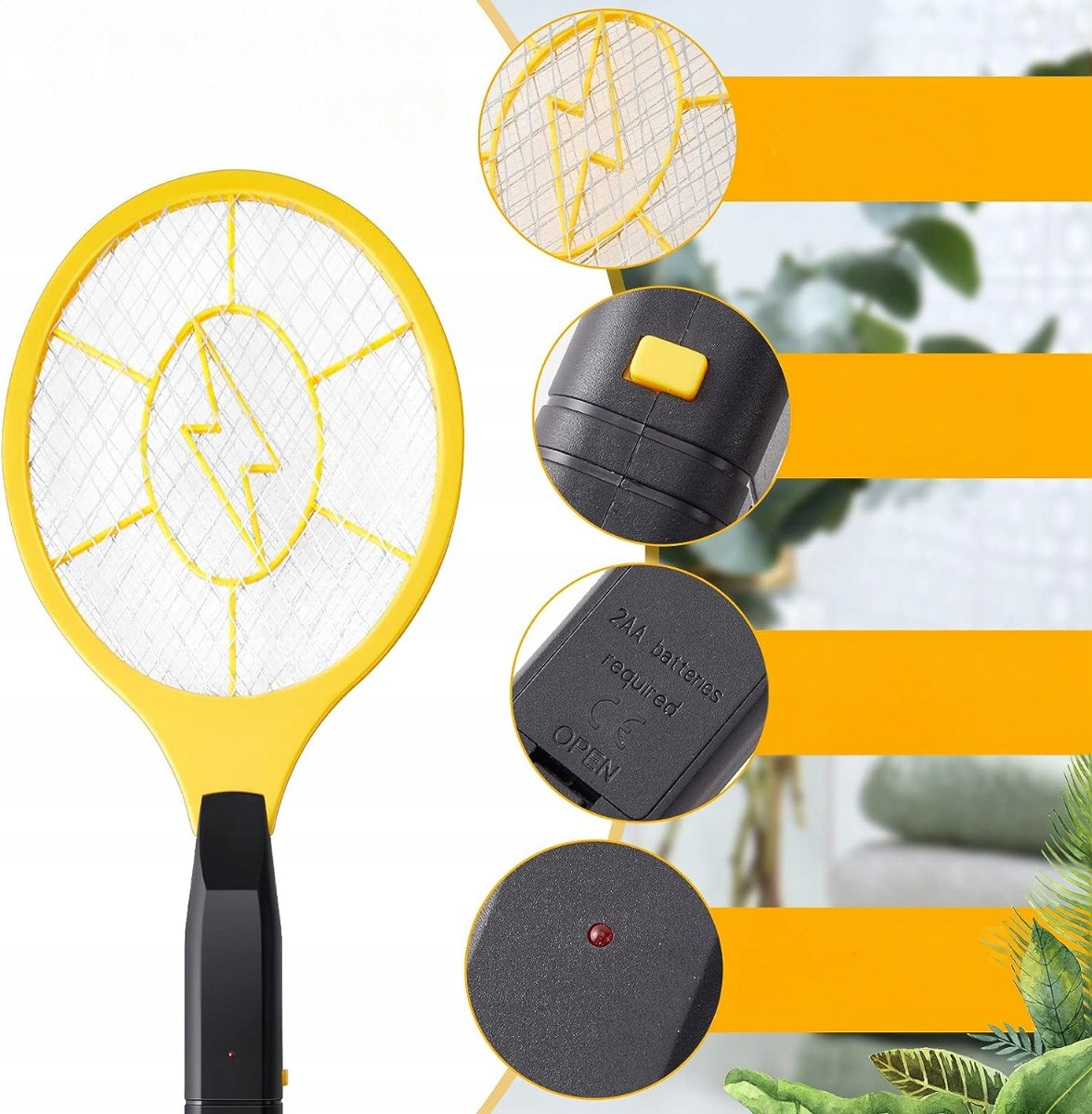 ELEKTRYCZNA ŁAPKA NA OWADY MUCHY KOMARY PACKA Rodzaj inny