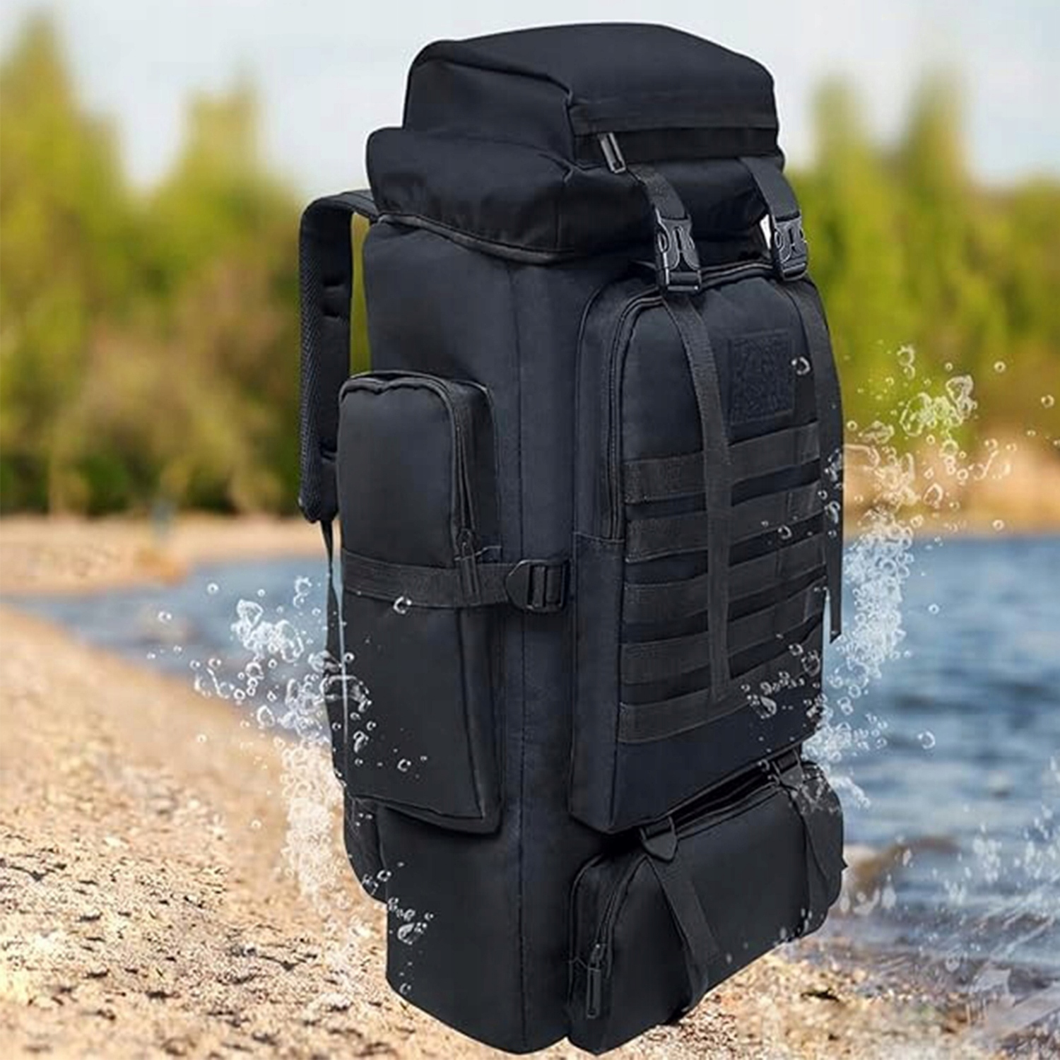 80L Wodoodporny Plecak Turystyczny Outdoor Dla Mężczyzn I Kobiet Usb