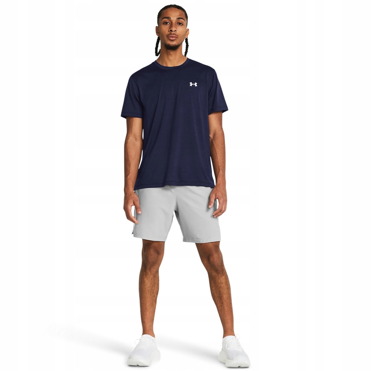 Męskie spodenki do biegania Under Armour Launch 7'Unlined Shorts Szary XXL