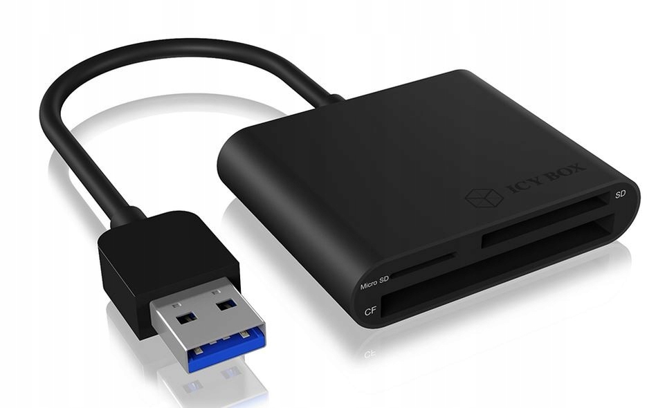 Czytnik kart microSD SD CFas USB 3.0 производитель IcyBox