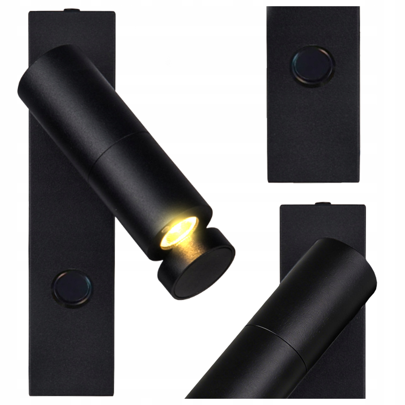 Nástenné Svietidlo Miri Light Prestige Čierne Led 3W Teplá Farba 3000K