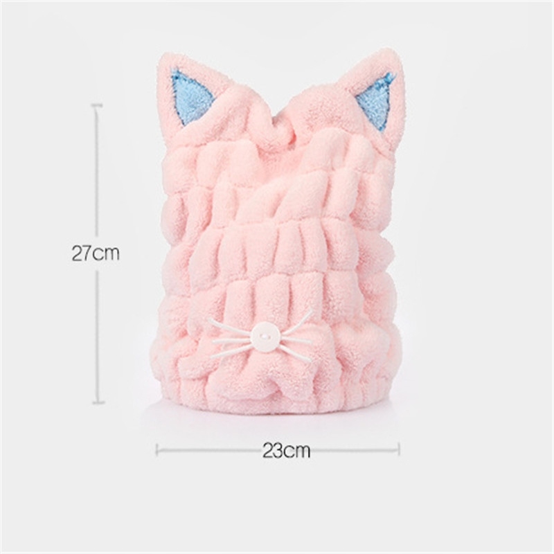 RĘCZNIK SZYBKOSCHNĄCY CZEPEK TURBAN DO WŁOSÓW KOT Kod producenta 75892