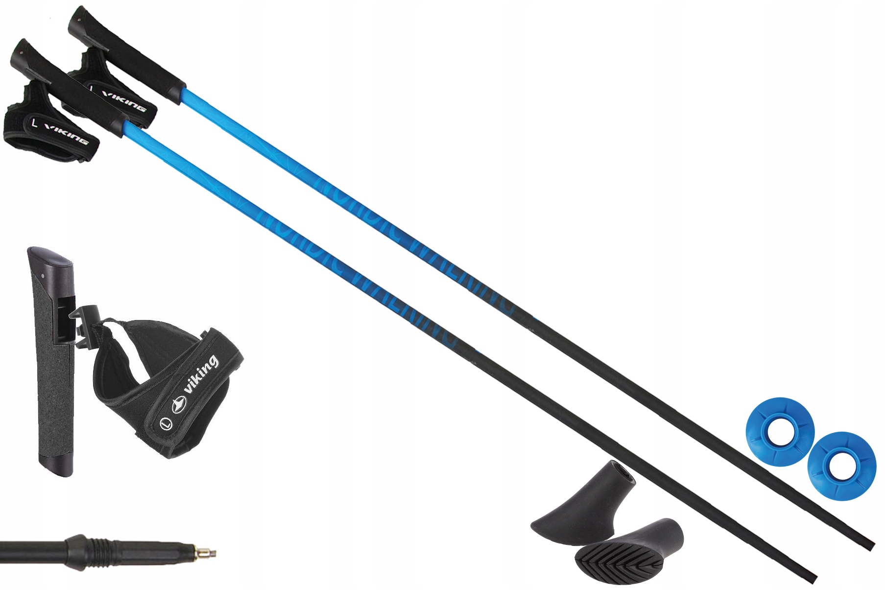 Nordic walking hole Viking Pro-Trainer Clip-On z hliníku 115