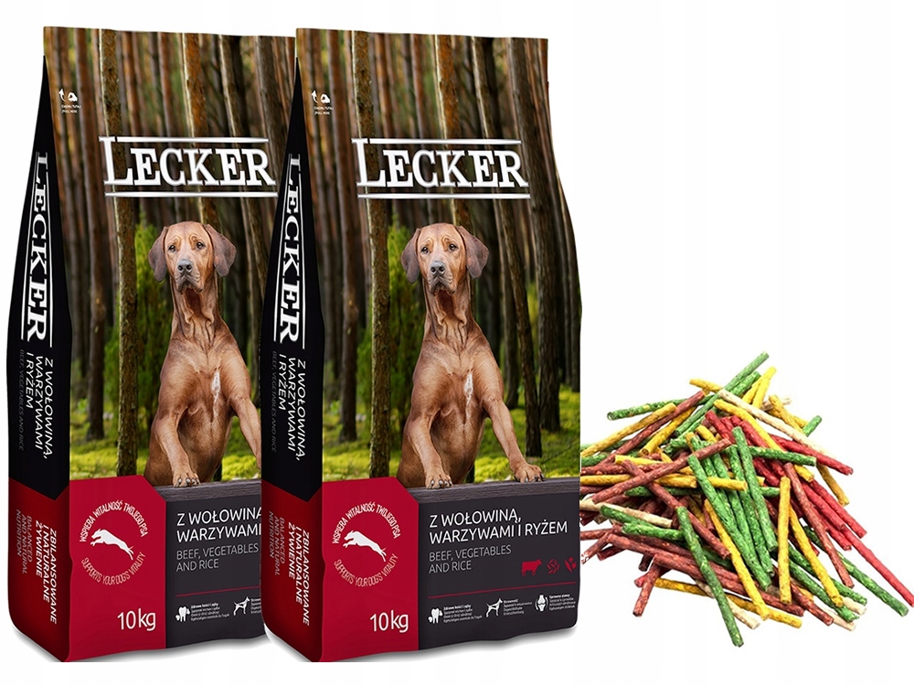 Lecker z wołowiną i warzywami 20kg