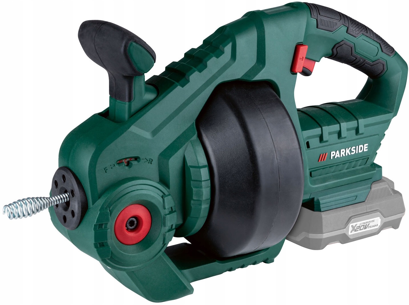Parkside Akumulátorová špirála na čistenie rúr Parrw 20-Li A1 20V 7,1 m
