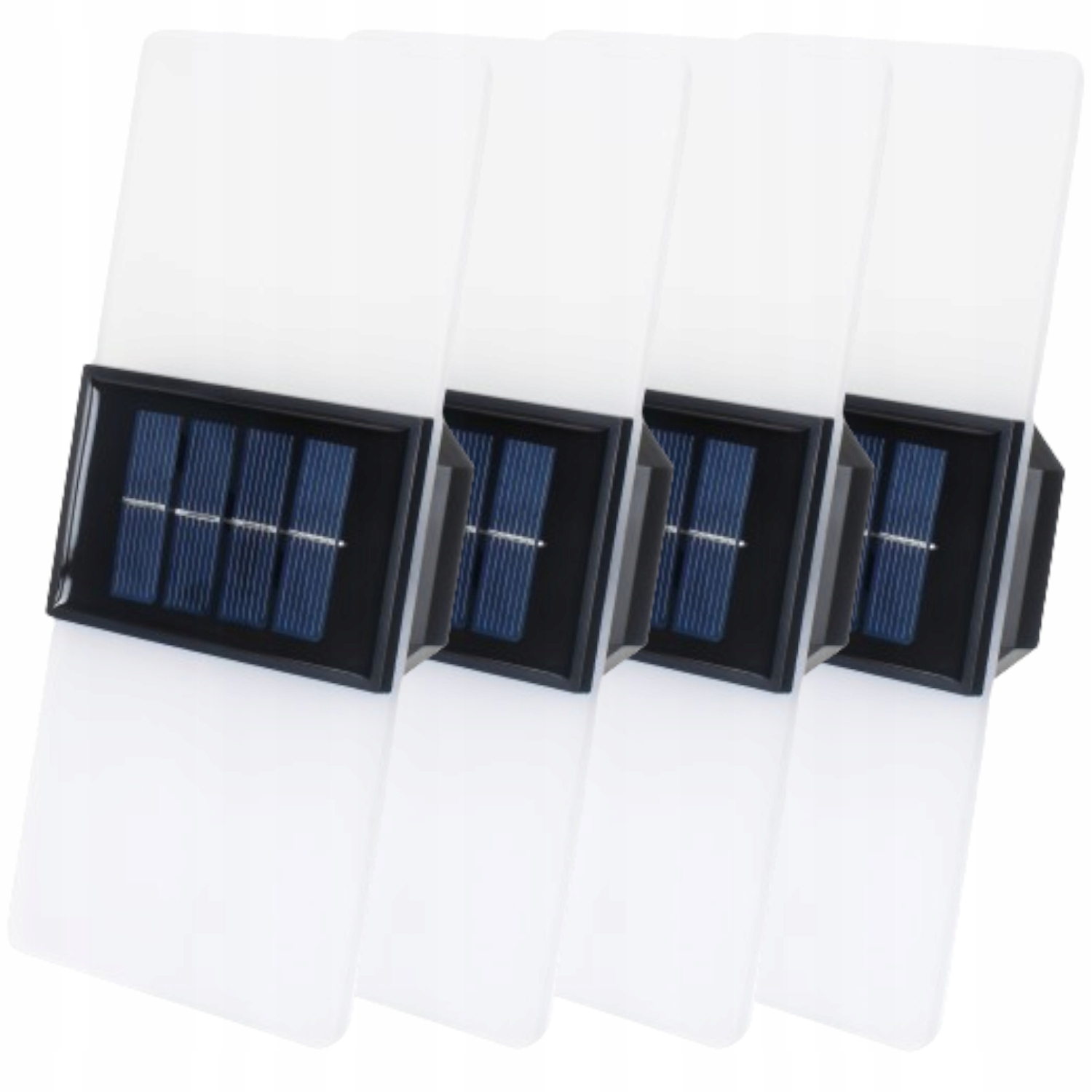 4x Dekorativní nástěnné svítidlo Solární Led lampa Osvětlení domečku Altánky Terasa