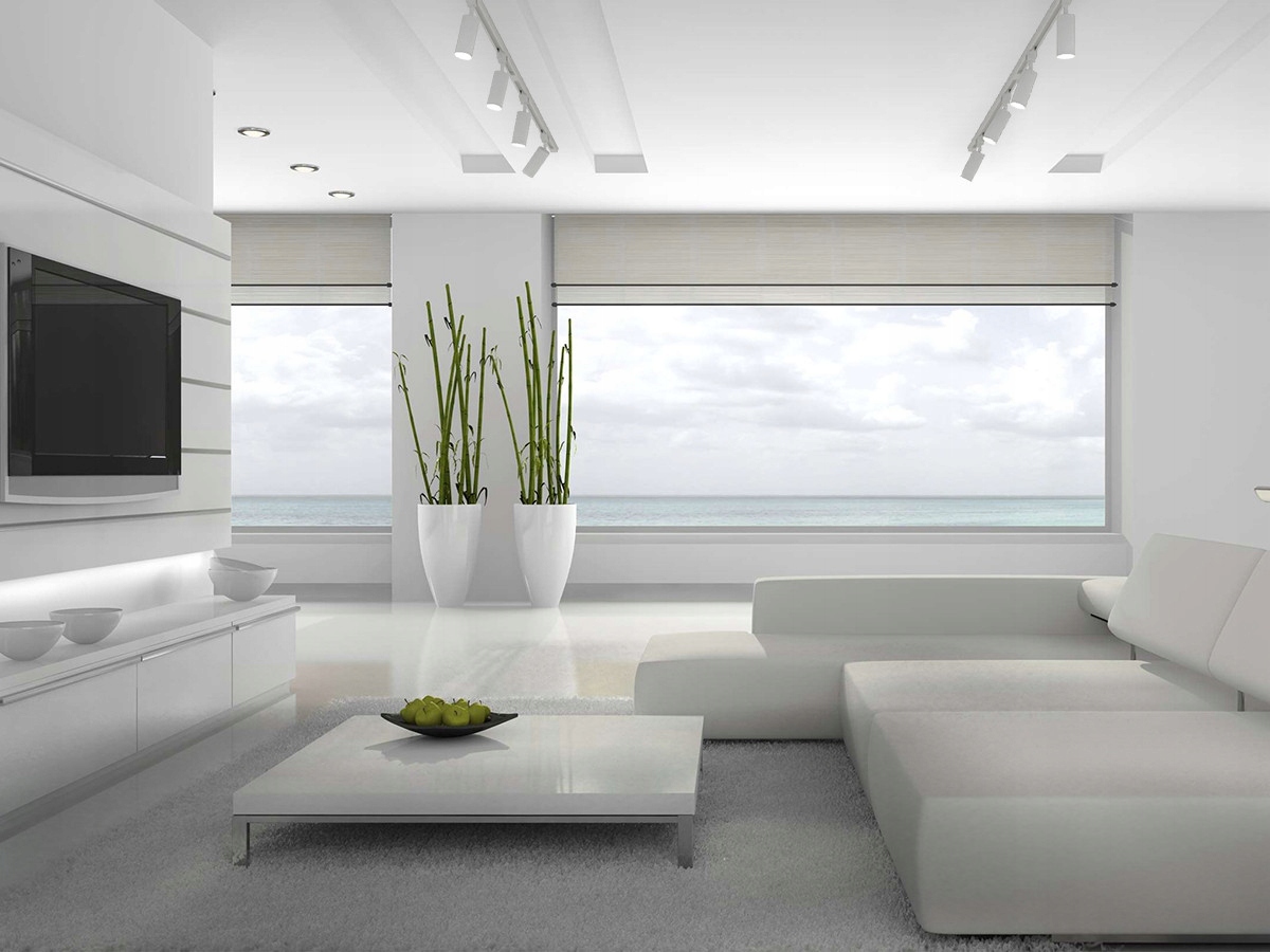 Zestaw szynoprzewód 2+1+1m + 8 lamp 3f szyna biały Długość 2 m