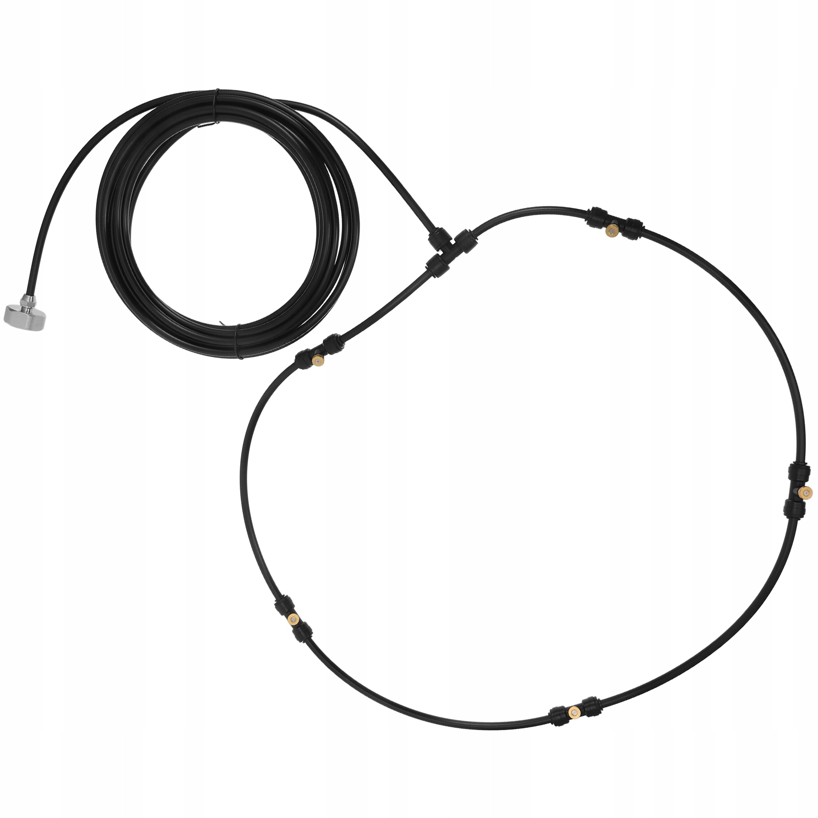 CZARNY ZESTAW DO ZRASZANIA WENTYLATORA PATIO