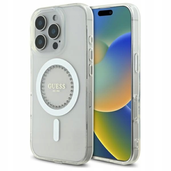 Guess GUHMP16XPFTDTEH iPhone 16 Pro Max 6.9" bílý/bílý hardcase IML Rhine