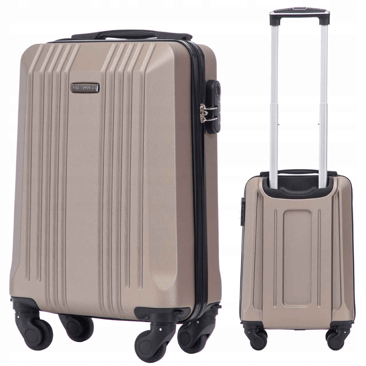 Malý kabinový cestovní kufr Xs Wings Příruční zavazadlo Odnímatelná 4 kolečka