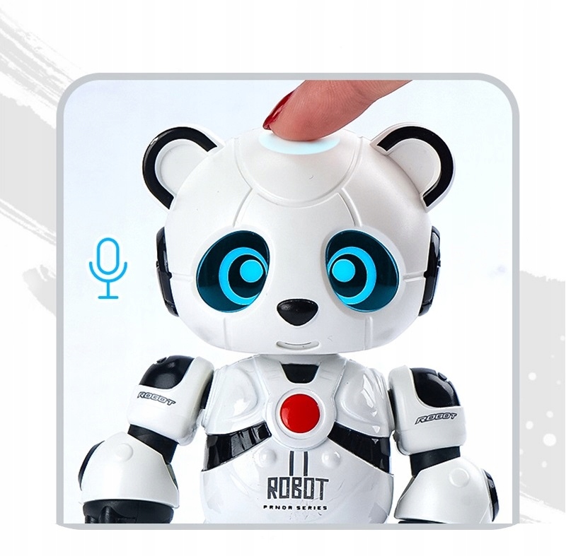 INTERAKTYWNY ROBOT PANDA MÓWI POWTARZA GRA ŚWIECI EAN (GTIN) 5903772588170