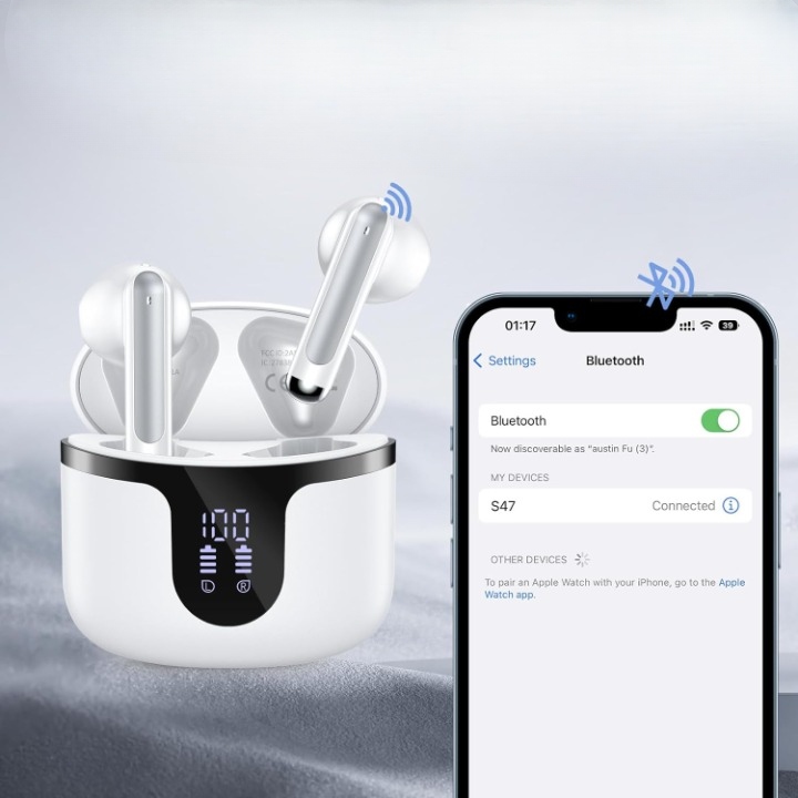 SPORTOWE SŁUCHAWKI BEZPRZEWODOWE DOKANAŁOWE BLUETOOTH z MIKROFONEM PREMIUM Marka inna